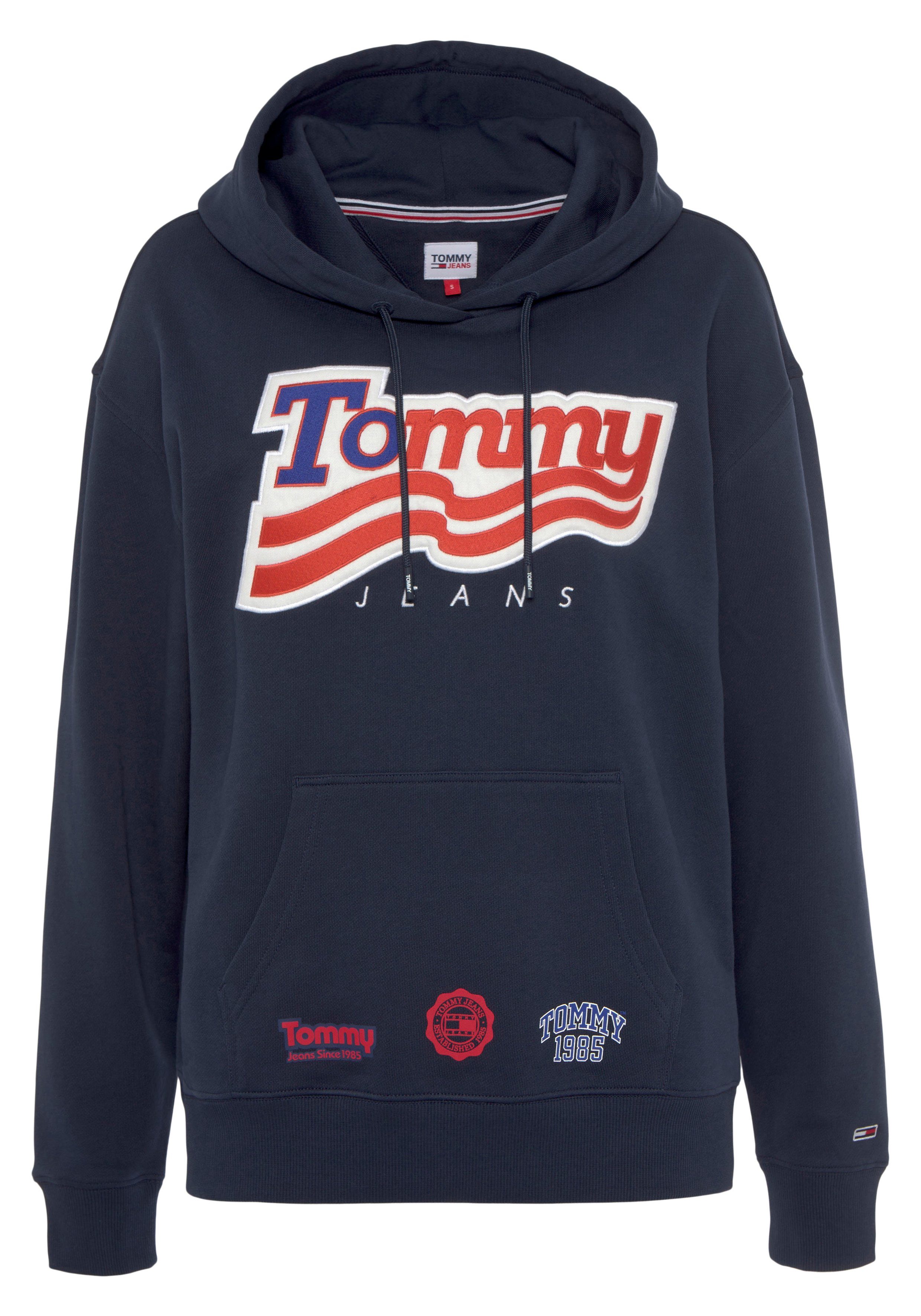 Tommy Jeans Kapuzensweatshirt TJW RELAXED TOMMY HOODIE mit auffälligen Tommy Jeans Logo