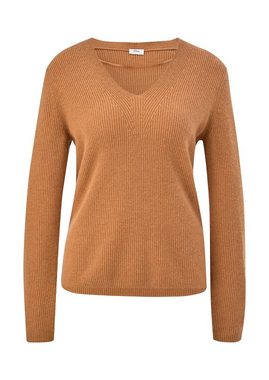 s.Oliver BLACK LABEL Strickpullover mit leicht überschnittenen Schultern