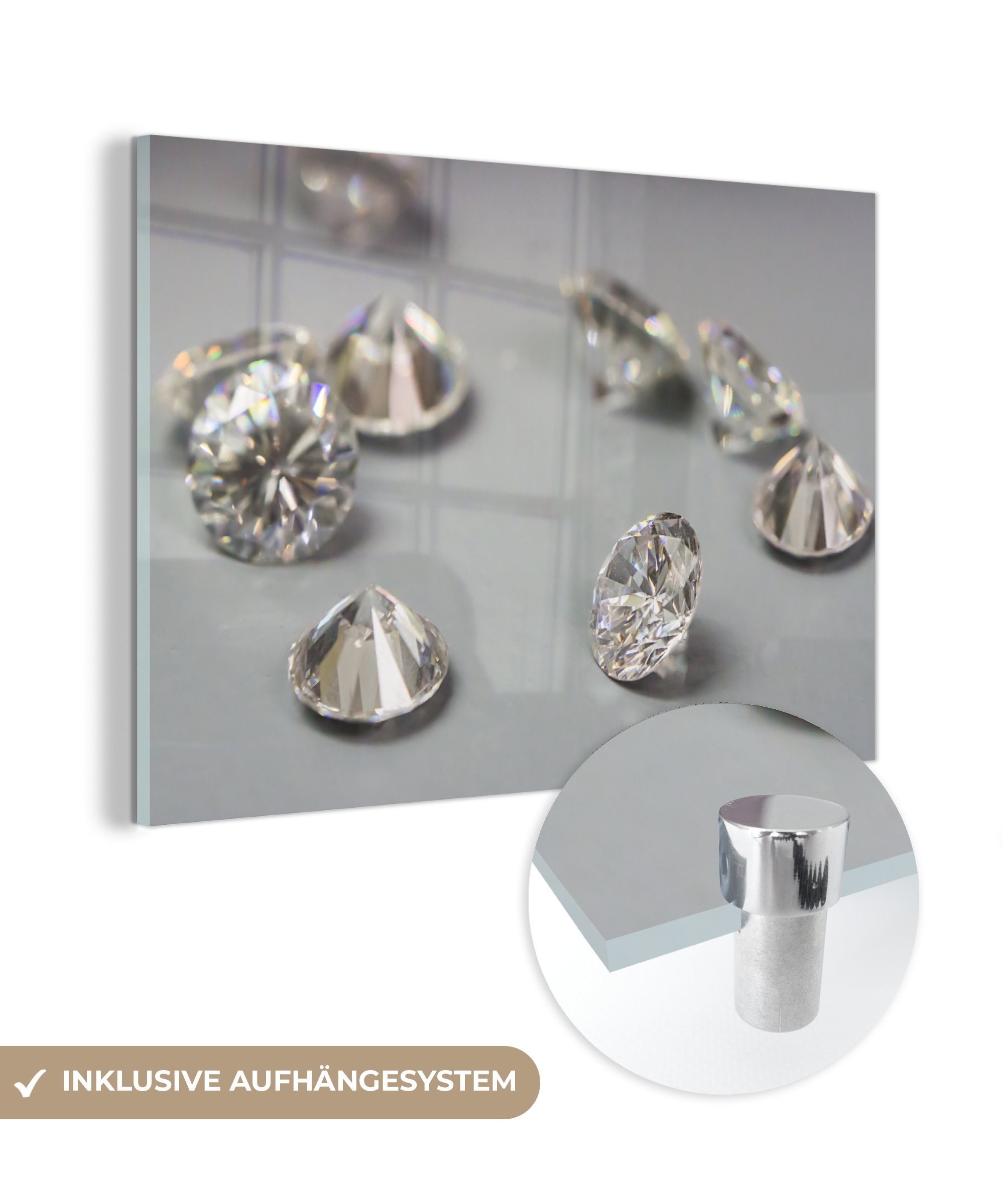 MuchoWow Schlafzimmer St), Acrylglasbild & Diamant, (1 Acrylglasbilder Wohnzimmer