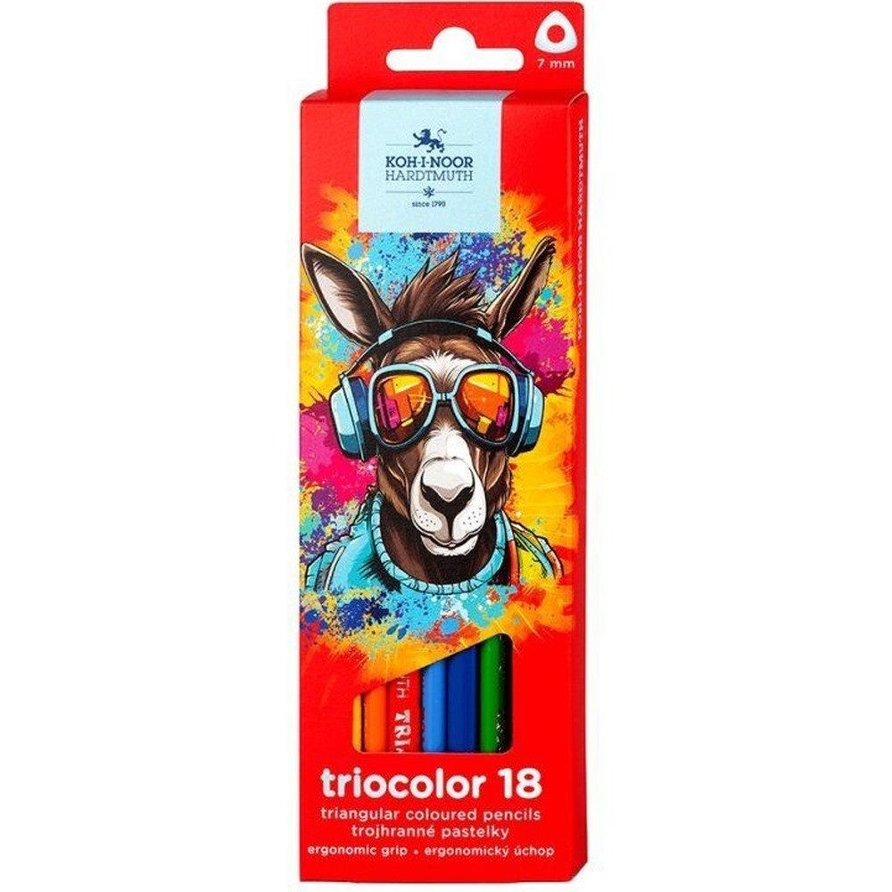 KOH-I-NOOR Buntstift KOH-I-NOOR Dreiecksmalstifte Triocolor Esel