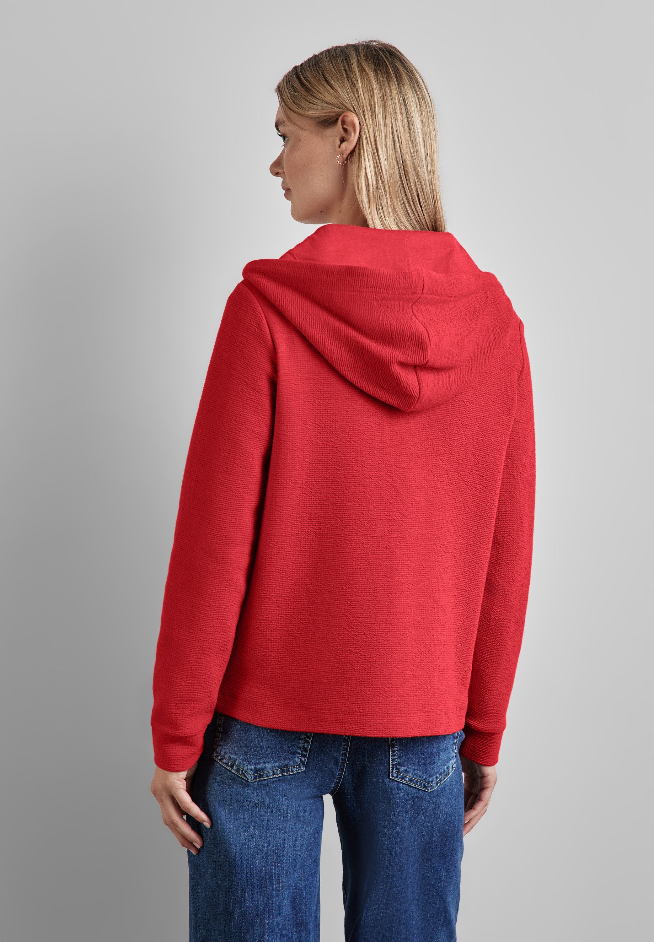 STREET ONE Sweatjacke mit Kapuze