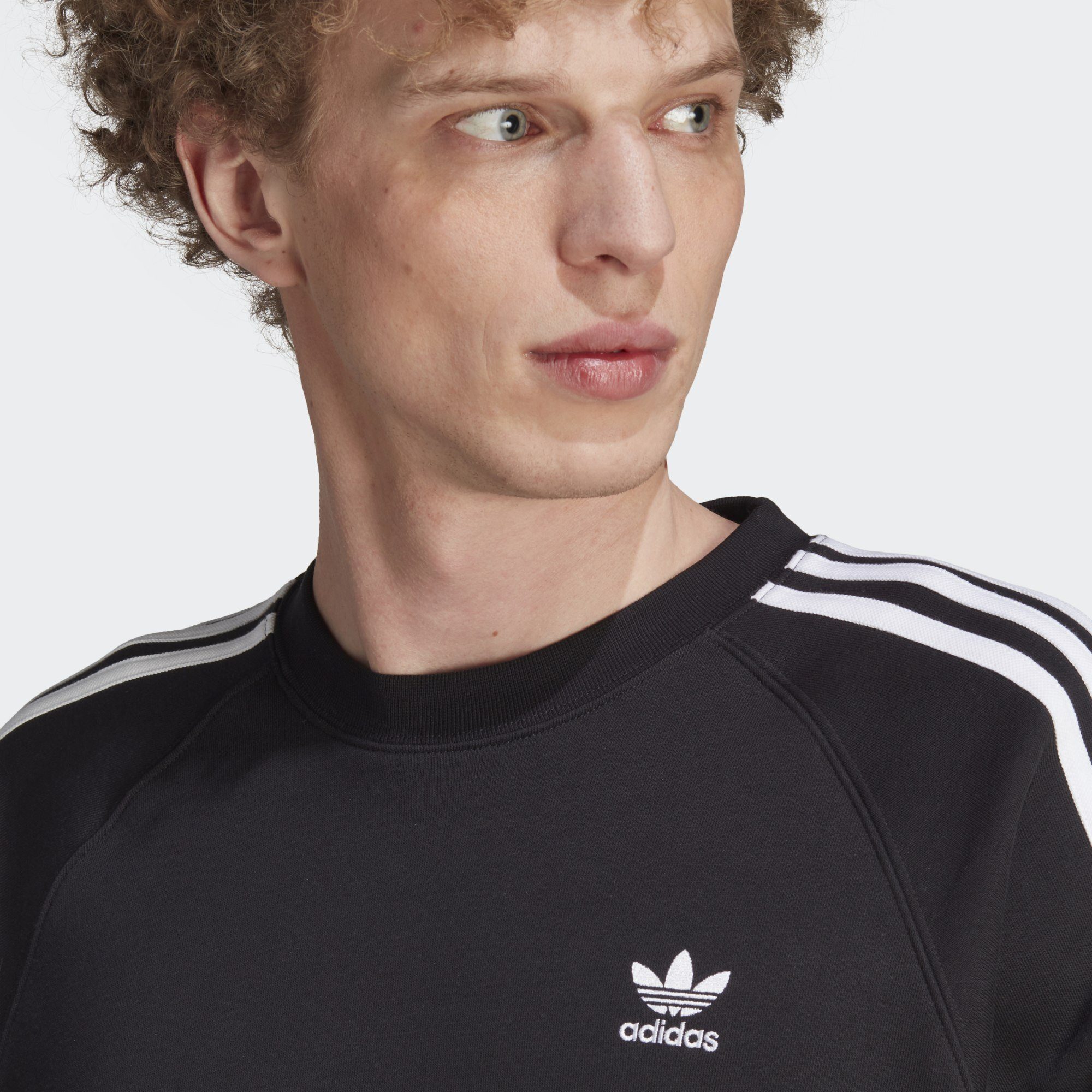 SWEATSHIRT 3-STREIFEN ADICOLOR CLASSICS Black Originals adidas Langarmshirt