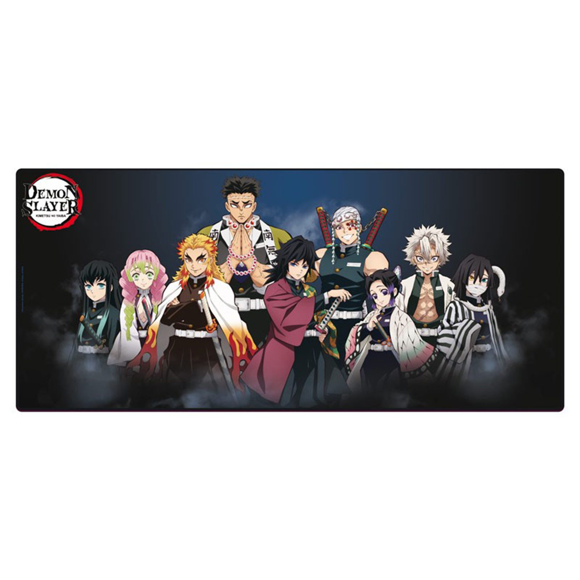 Gaming Mauspad Säulen XXL Mousepad - Demon Slayer