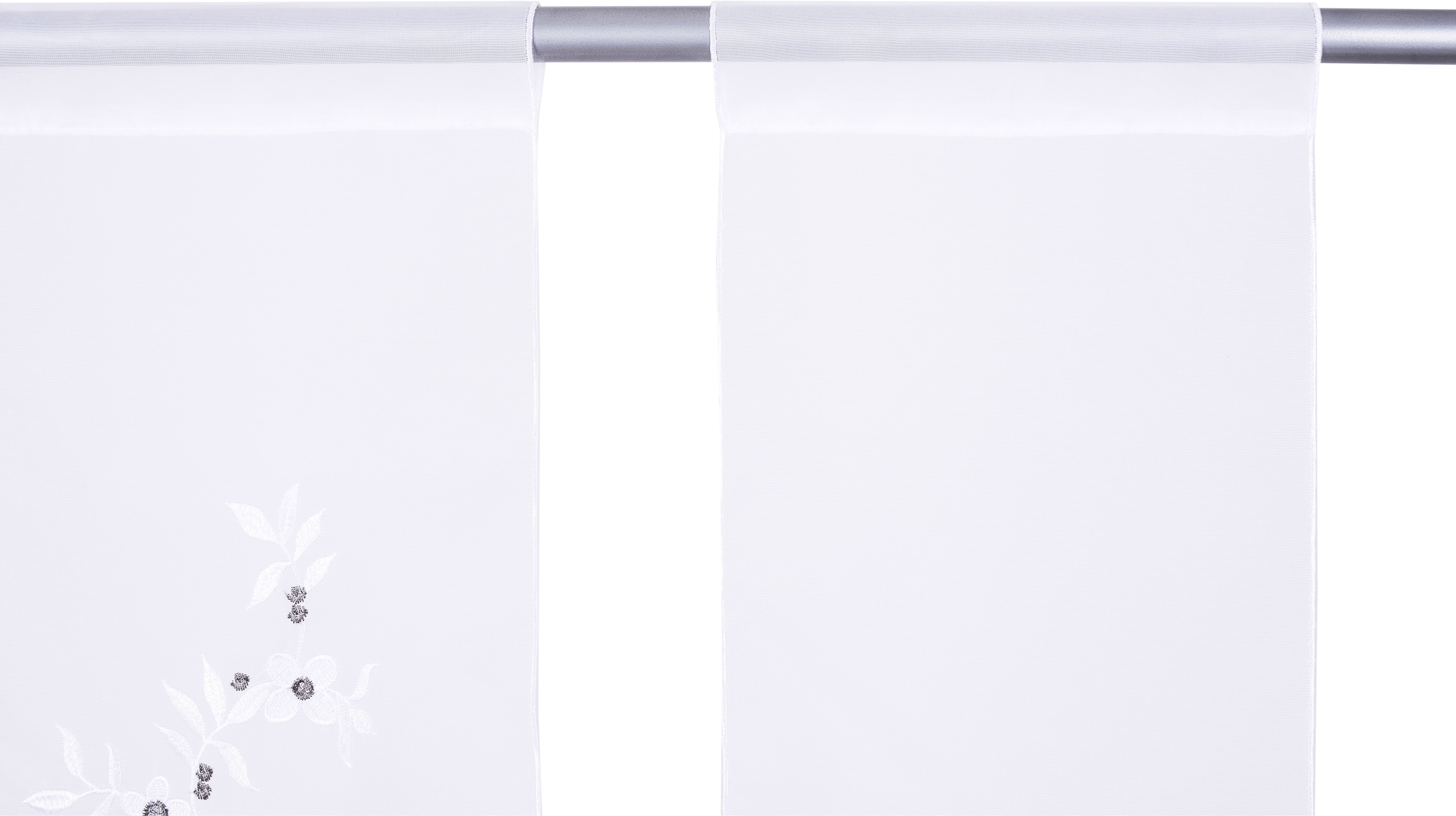OTTO home Scheibengardine Neila (3 St), Stangendurchzug, transparent – Bild 3 von 5