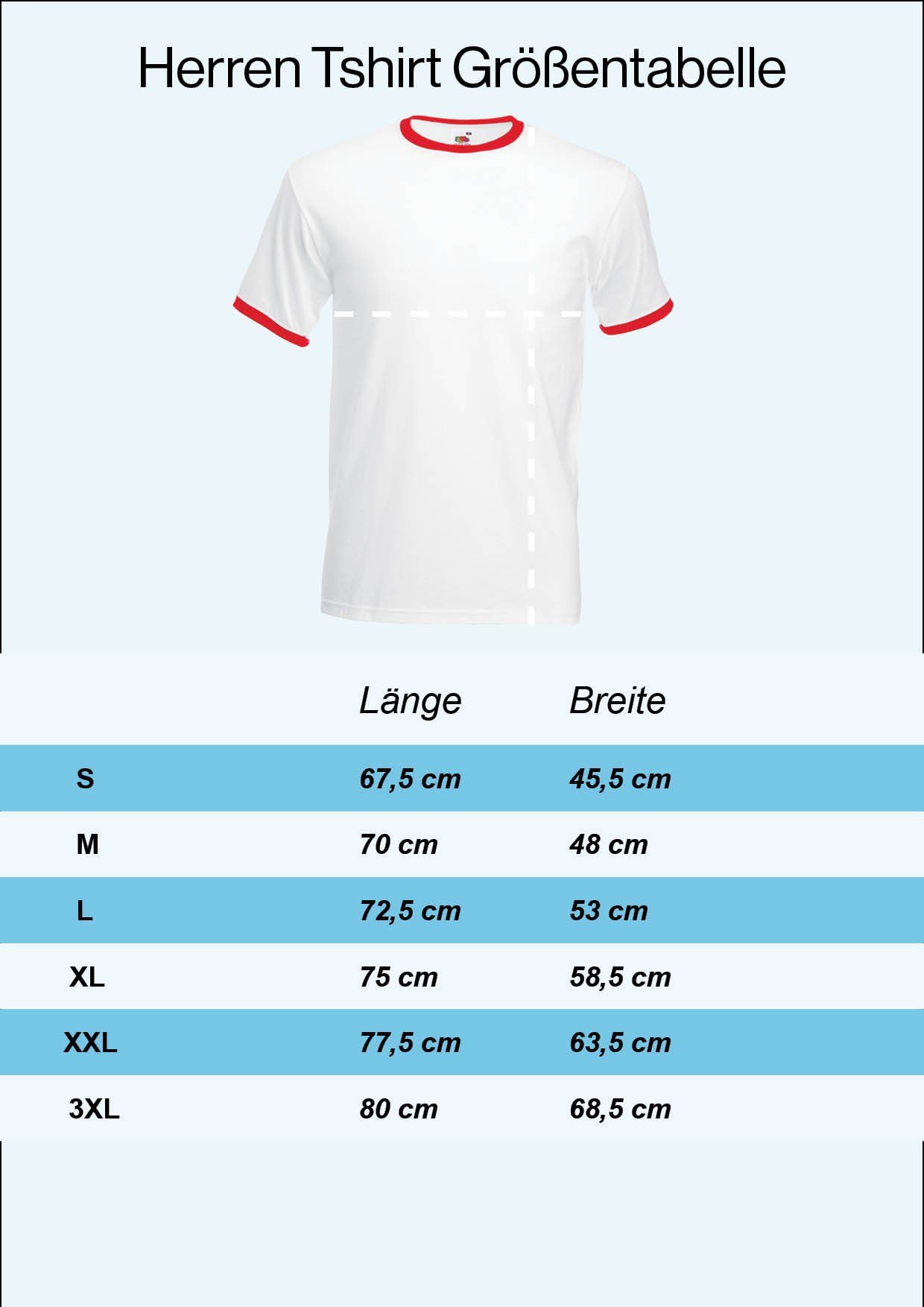 Youth Designz Trikot mit Shirt Frontprint Herren Fußball Look im Rot-Weiß Kanada trendigem T-Shirt