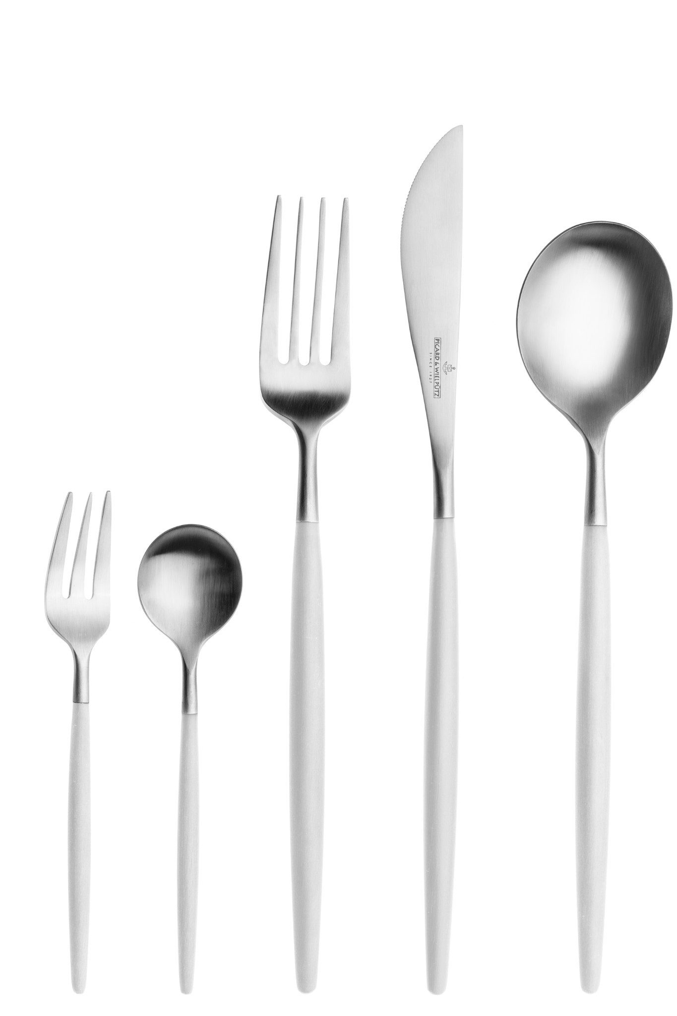 Picard & Wielpütz Solingen Besteck-Set Franzi, im Geschenkkarton, wahlweise als 24- oder 30-teiliges Set (30-tlg), 6 Personen, Chromnickelstahl 18/10, modernes und außergewöhnliches Design