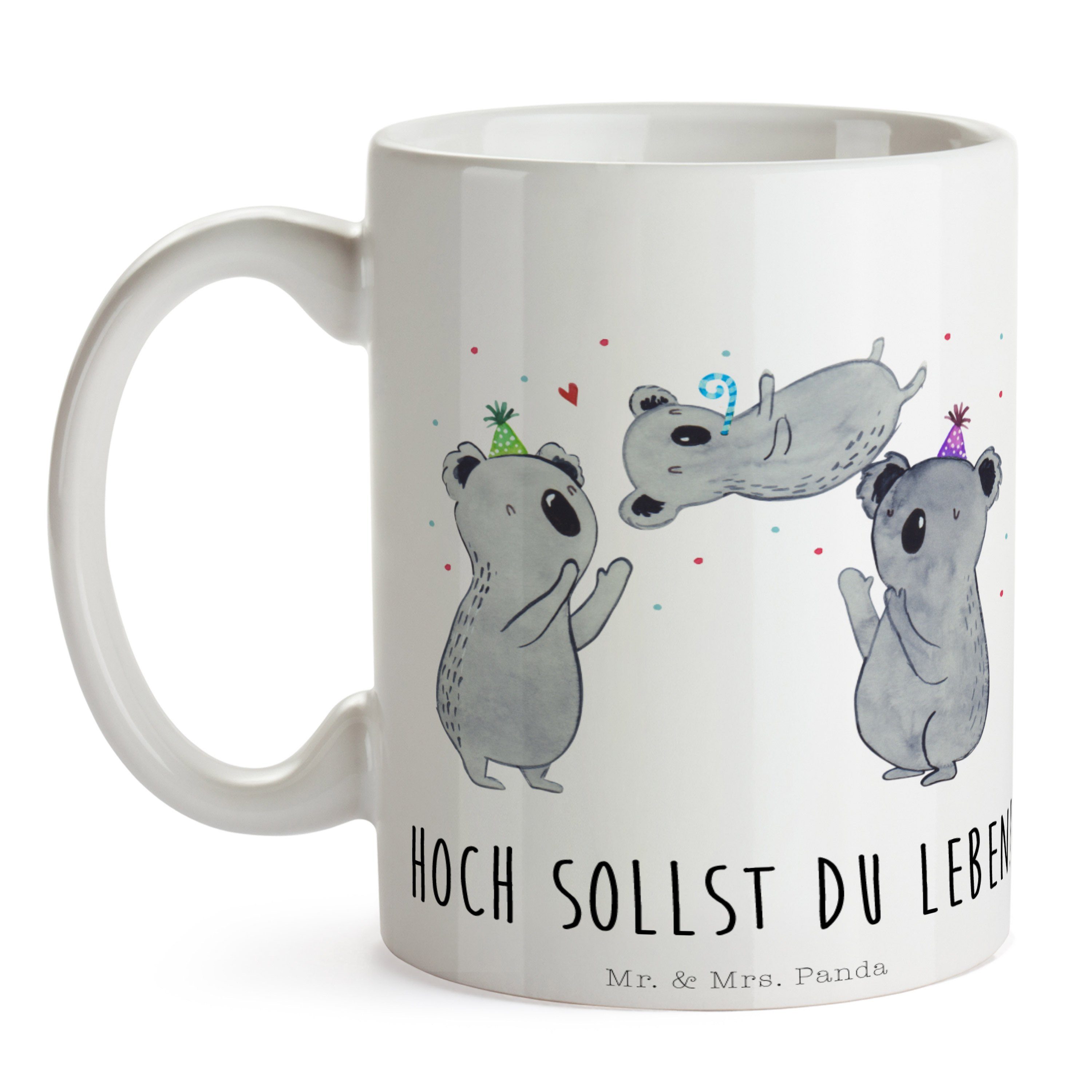 Koalas Weiß Tasse Geburtstag Sprüche, & Panda - Keramik Mr. Mrs. - Herzlichen, feiern Tasse Geschenk,