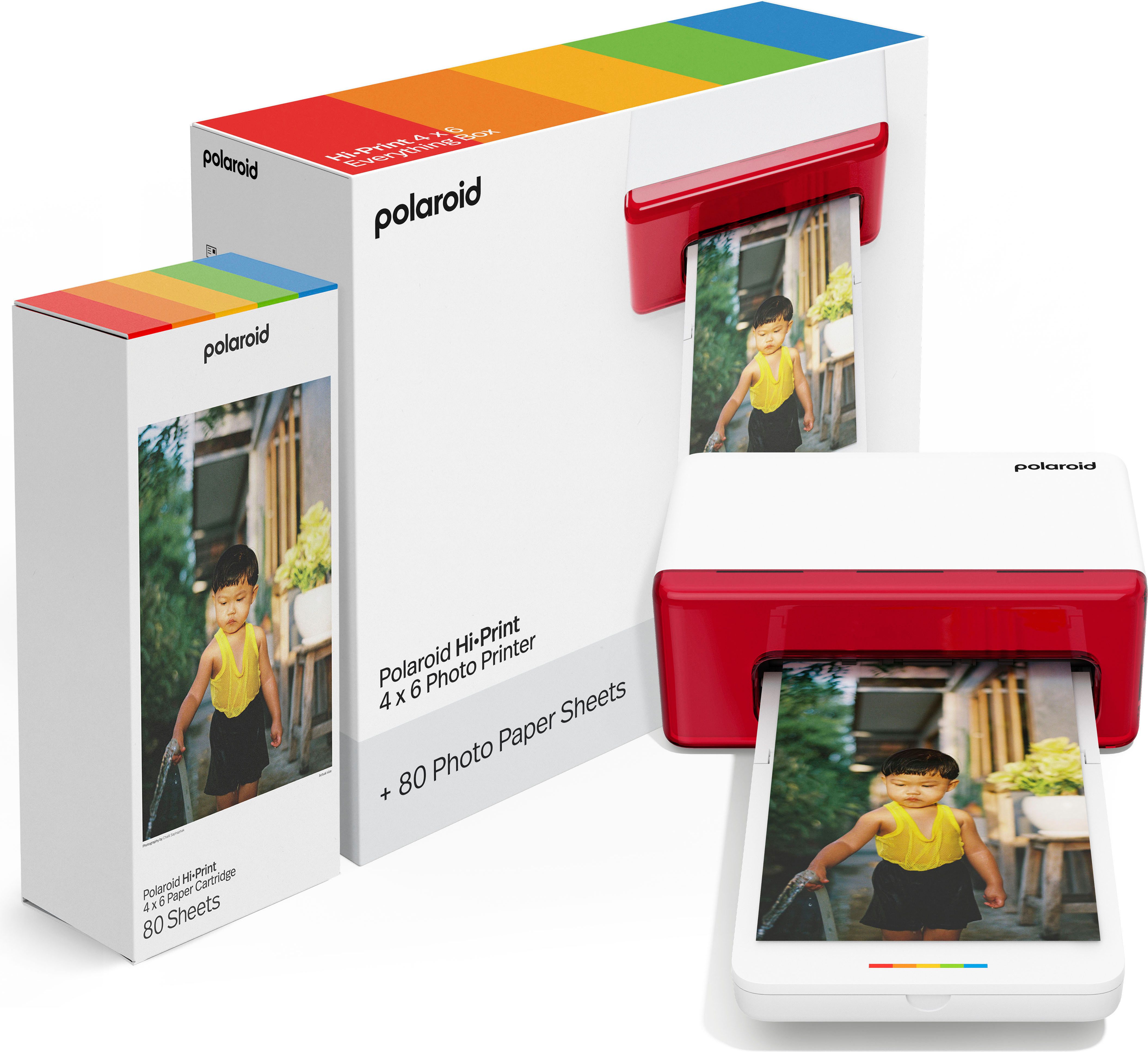 Polaroid Hi Print 4x6 Foto Drucker inkl. Papier Fotodrucker, (Bluetooth)