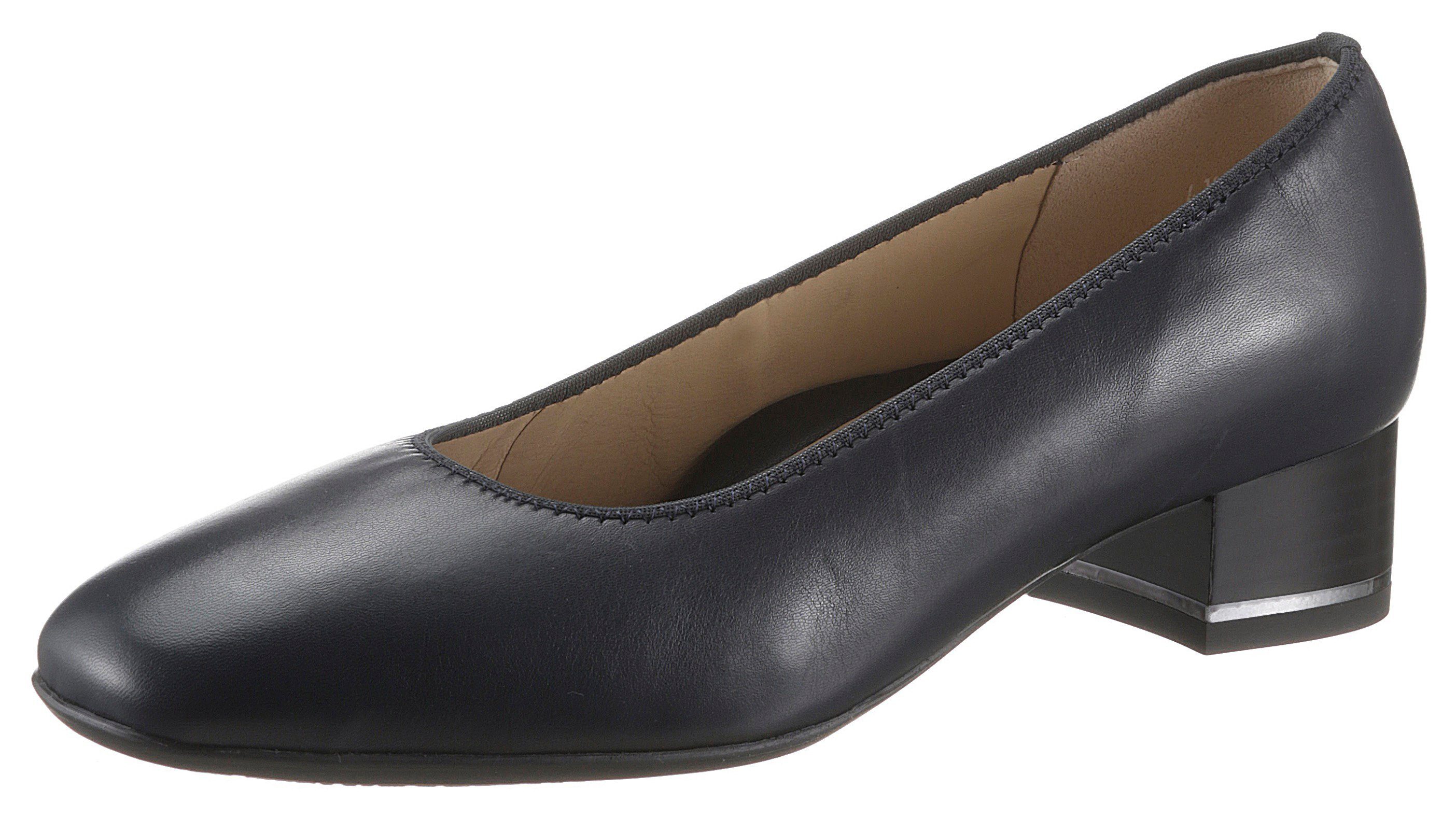 Ara GRAZ Pumps mit glänzendem Detail am Absatz dunkelblau | Pumps