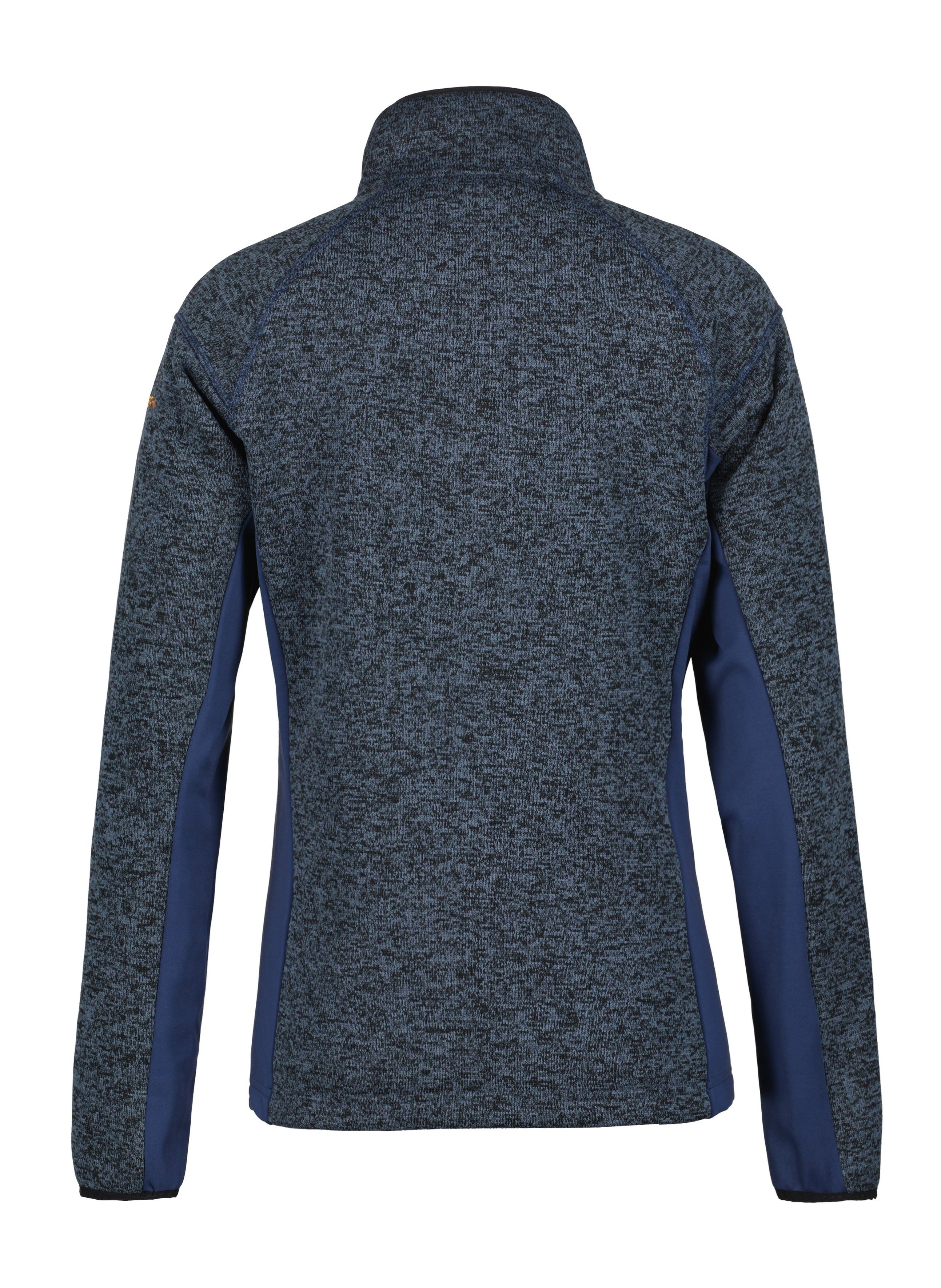 Icepeak Fleecejacke ICEPEAK BLEEKER Kragen blue mit dark hohem