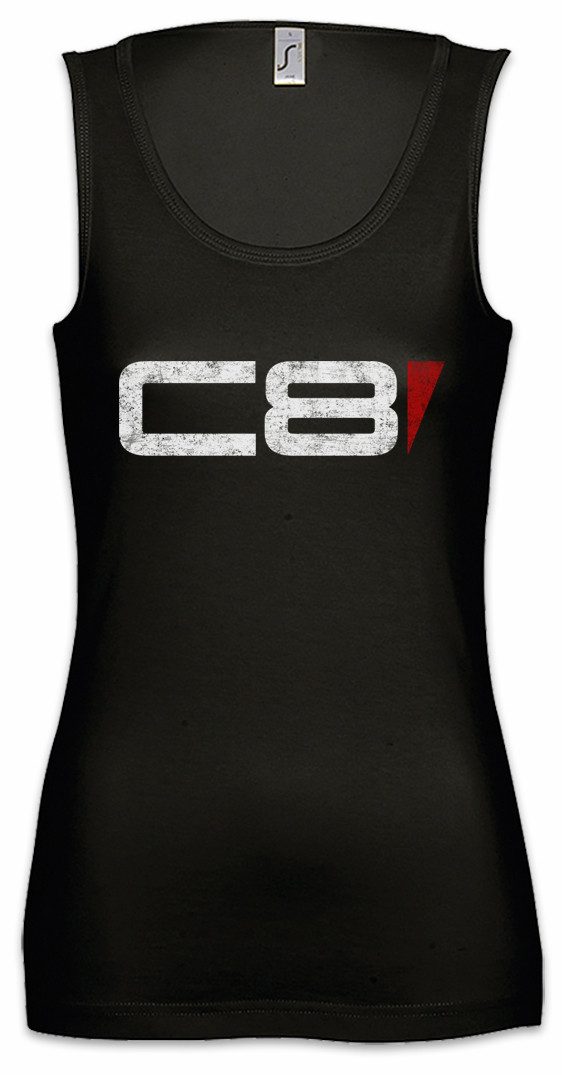 Urban Backwoods Tanktop C8 Logo Ärmelloses Damen T-Shirt Jack Mass Normandy Sign Zeichen Game Gamer Sci-Fi Spiel