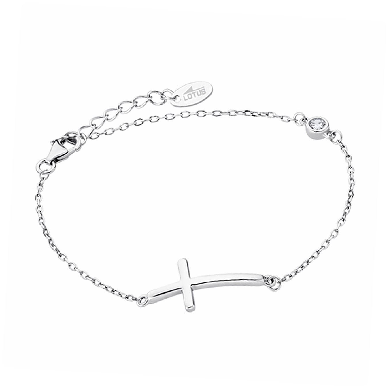 Silberarmband Lotus Silver Kreuz Armband LP1918-2/1