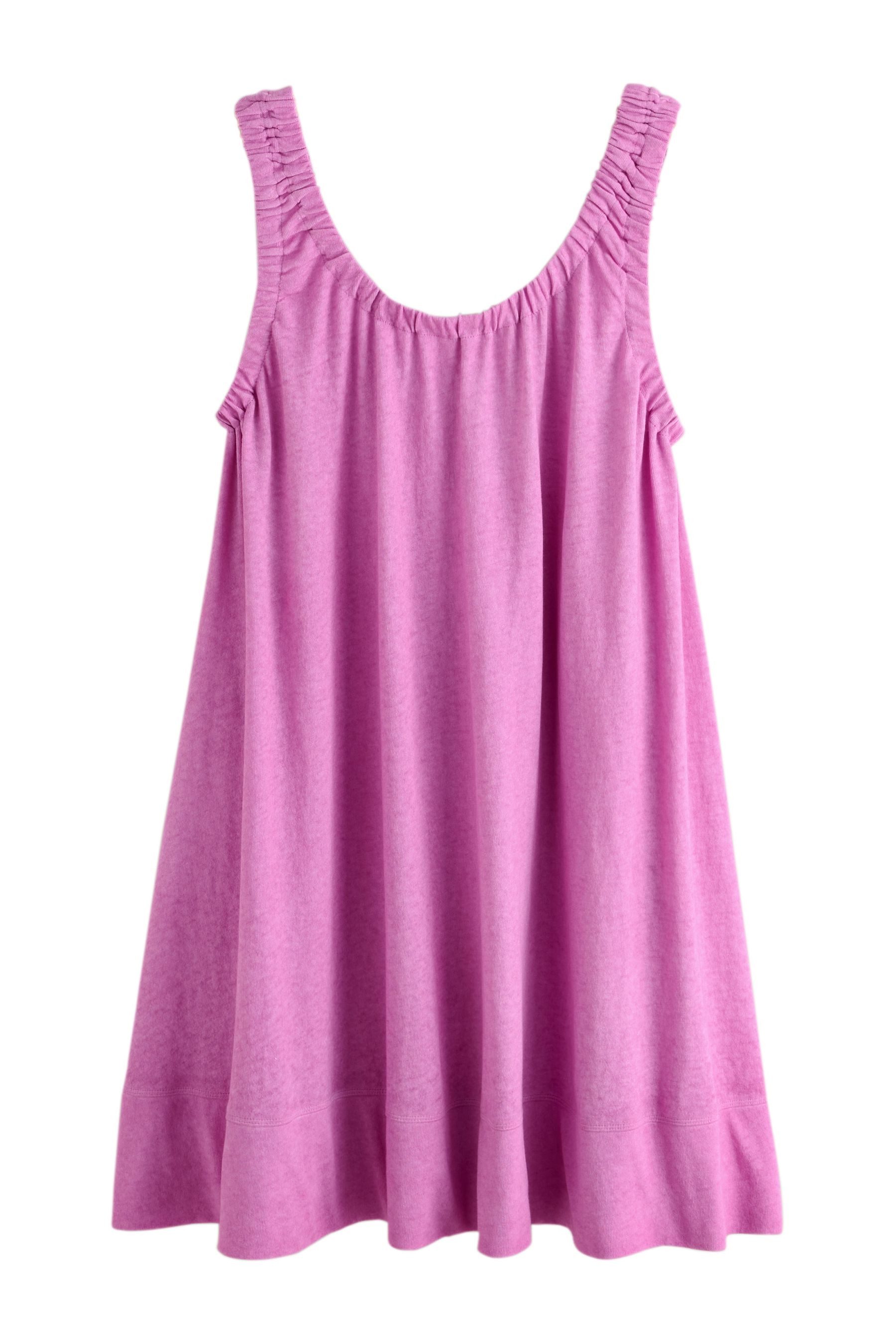 Next Jerseykleid Minikleid mit U-Ausschnitt und Waschung (1-tlg)