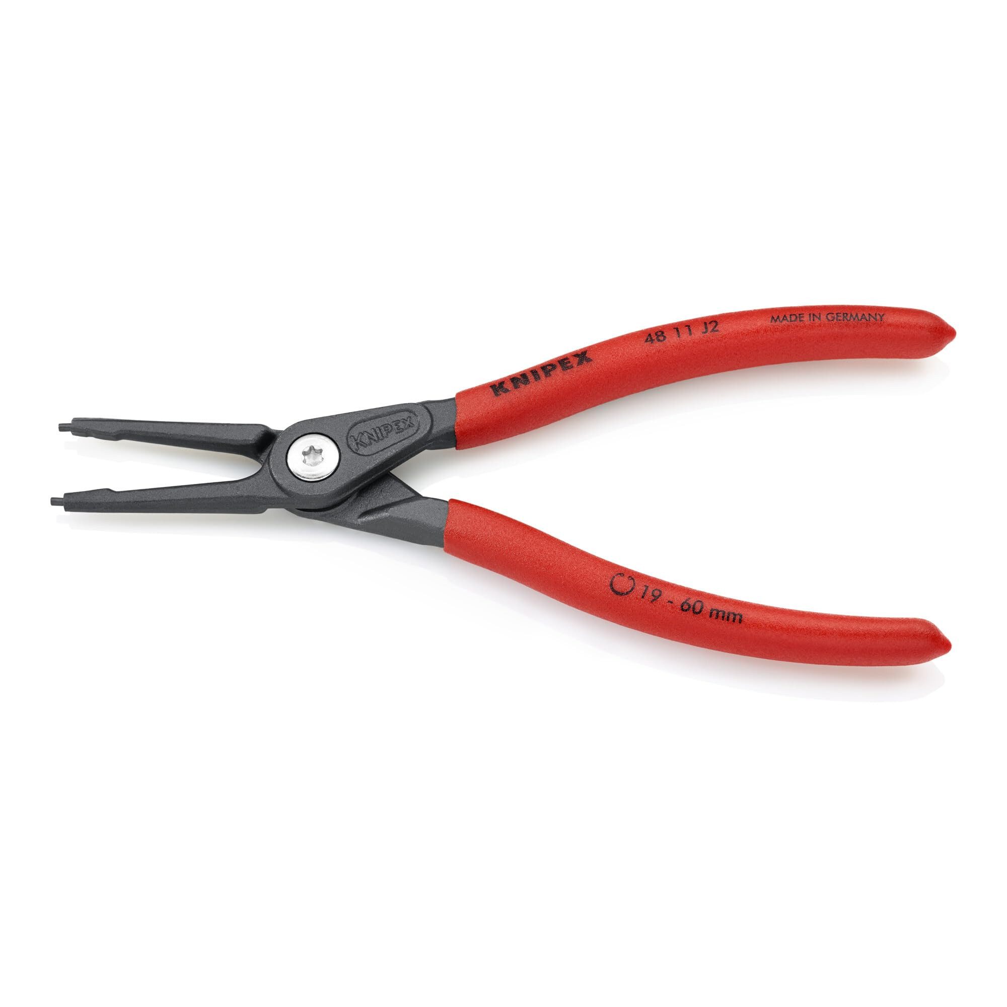 Knipex Sicherungsringzange KNIPEX 48 11 J2 Präzisions-Sicherungsringzange für Innenringe in Bohru