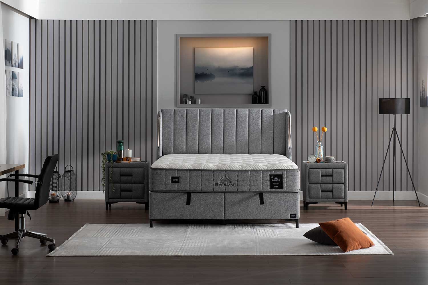 BAMBI YATAK Boxspringbett Set, Bambi Blacksand, günstig online kaufen