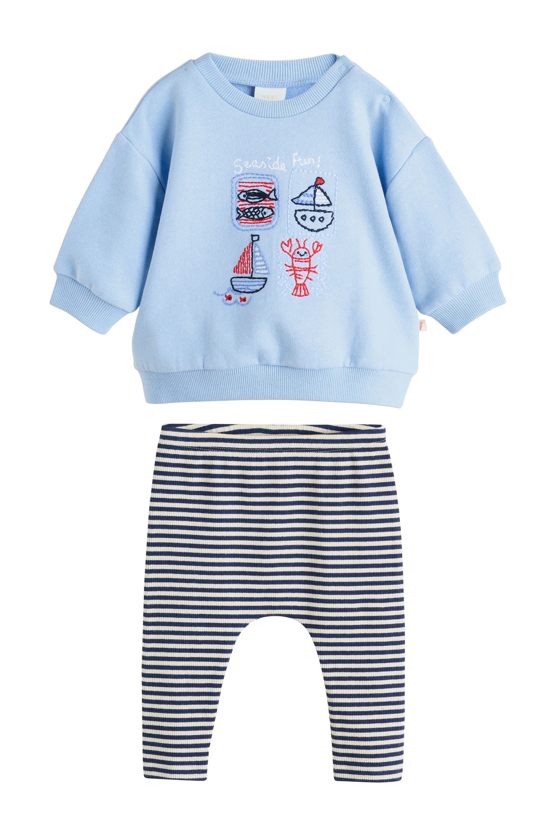 Blue Nautical Print