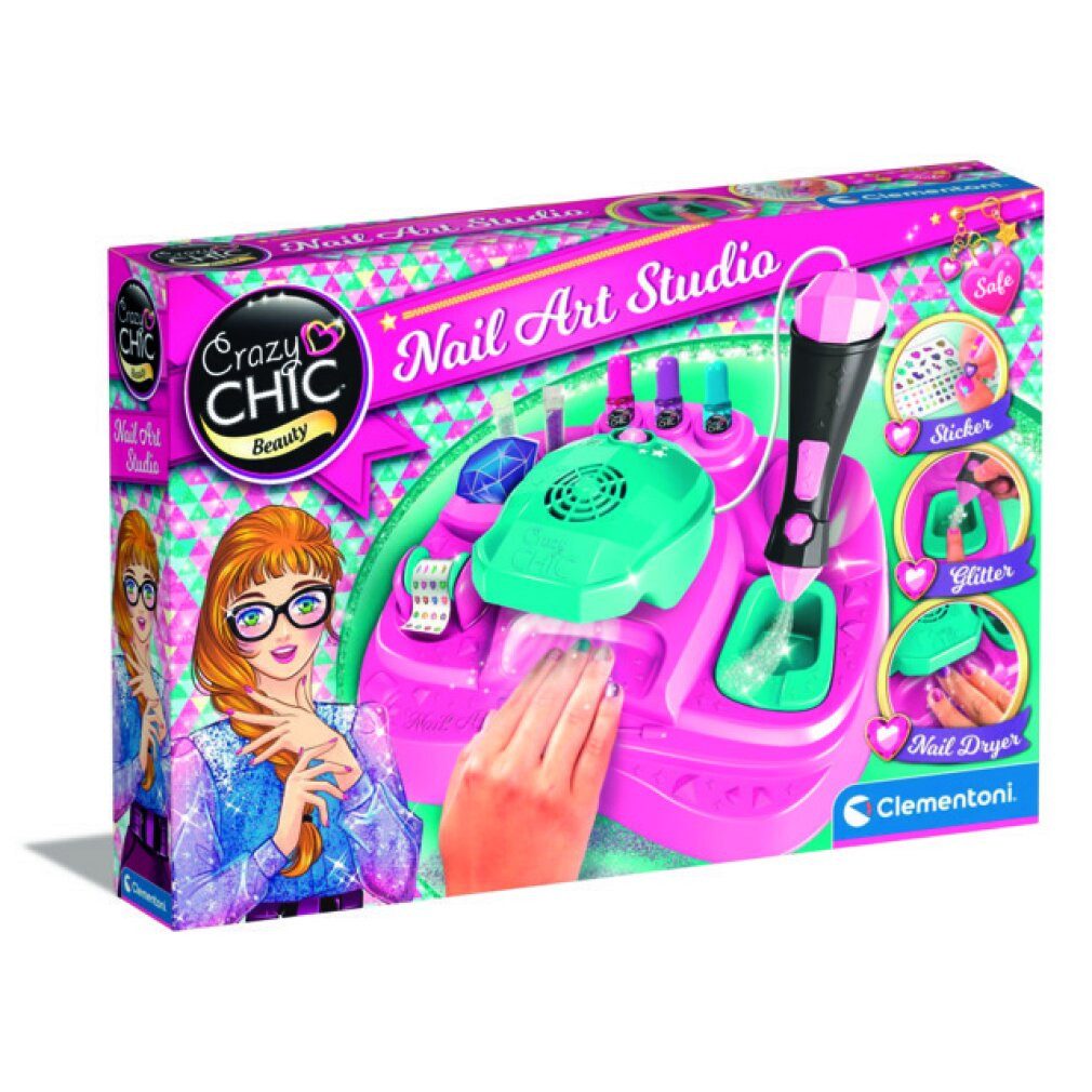 Clementoni® Spiel Clementoni Crazy Chic Beauty - Superstar Nageldesign, Basteln