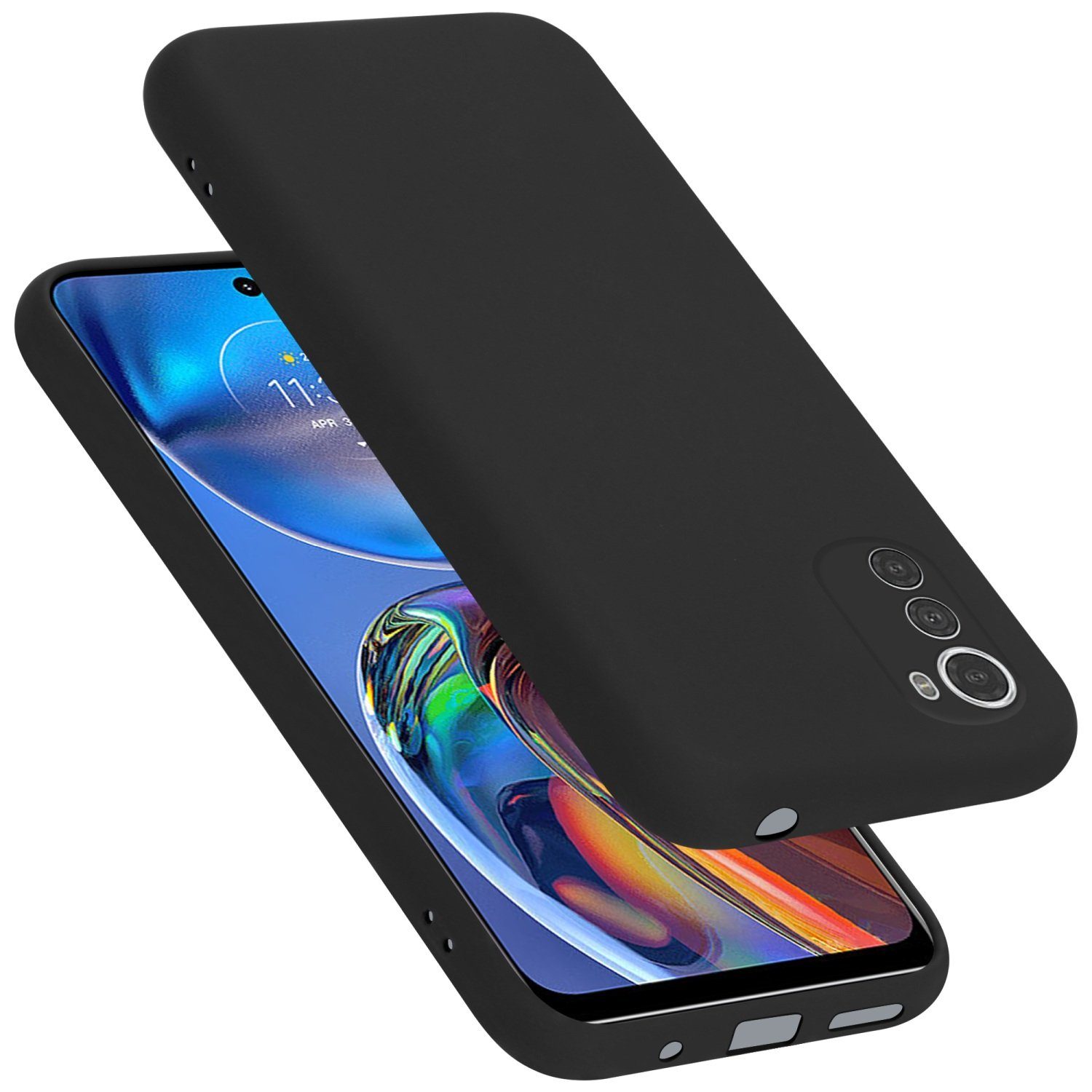 Cadorabo Handyhülle für Motorola MOTO E32 4G / E32S Hülle Motorola MOTO E32 4G / E32S, Flexible Hülle TPU Silikon Schutzhülle Back Cover Case