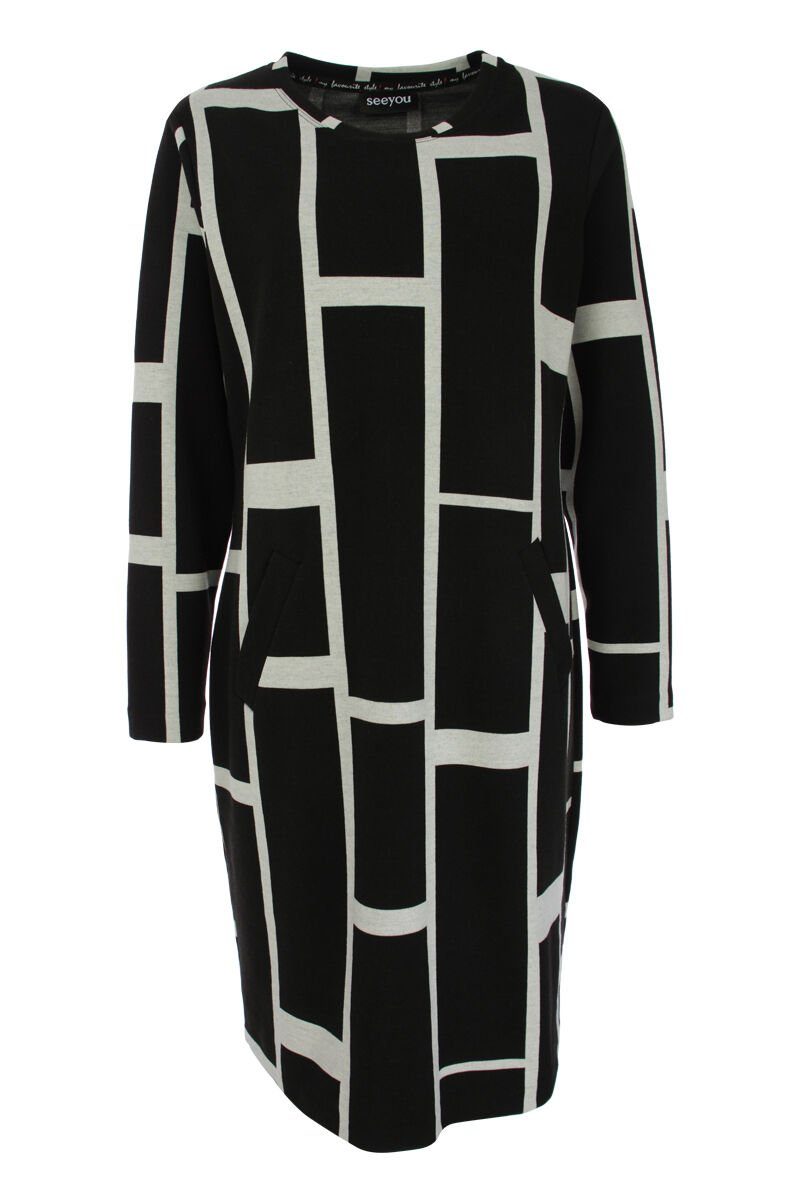 seeyou Shirtkleid (1-tlg) mit Jacquard günstig online kaufen