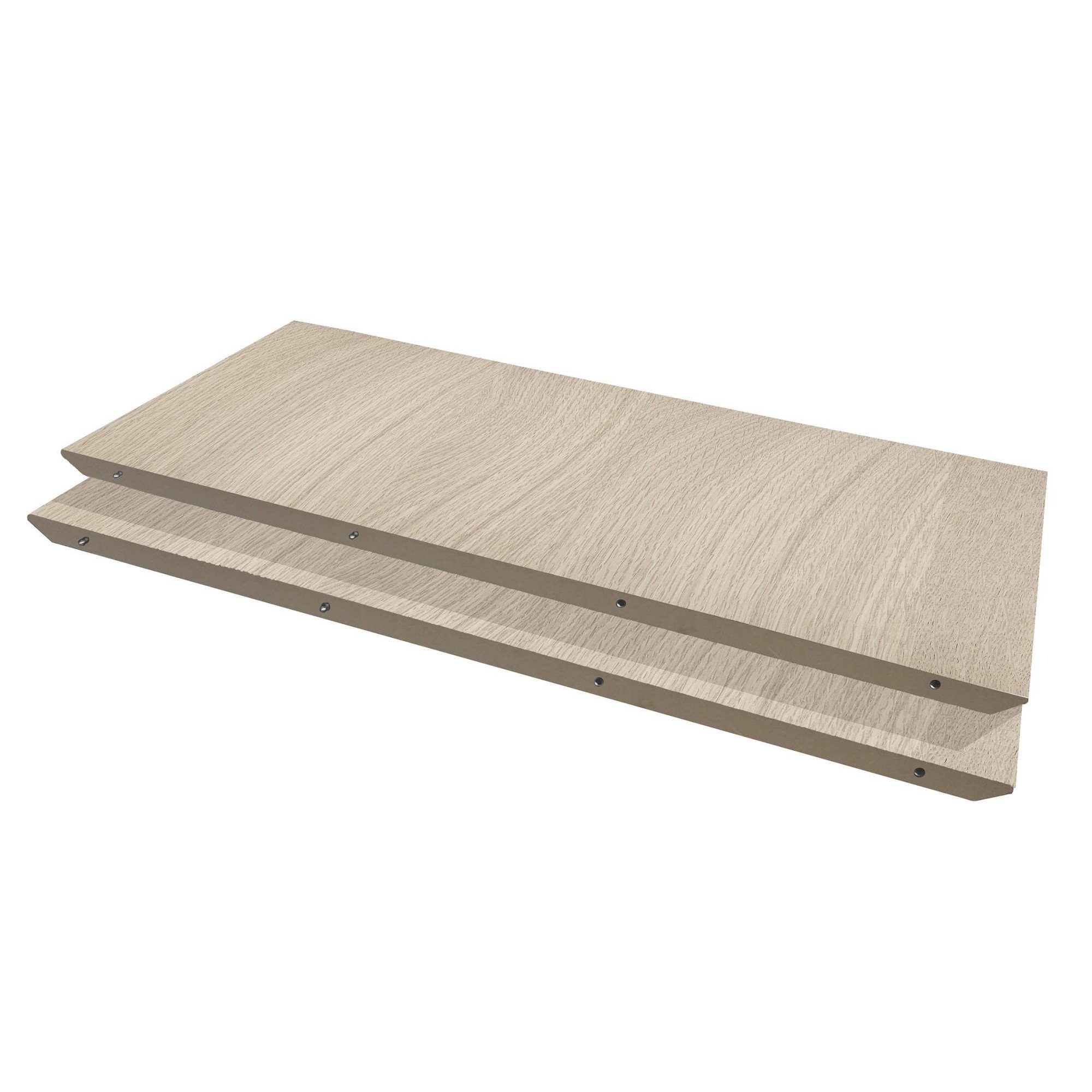 Hammel Furniture Esstisch Meza Designtisch mit Auszugsfunktion und 2 Einlegeplatten, bootsförmige Tischplatte MDF,Trapez gestell, in zwei Breiten