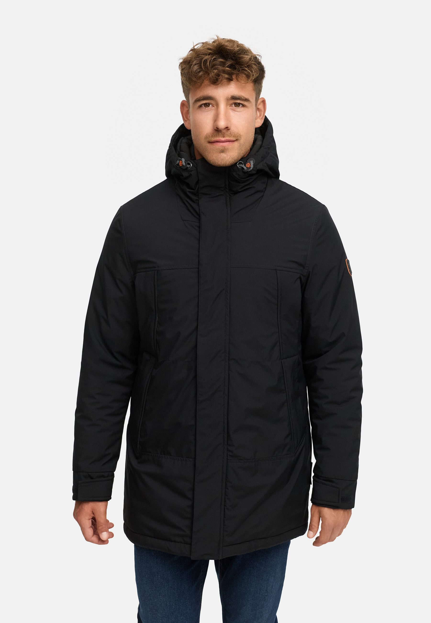 Indicode Winterjacke Herren INBenyot Parka Winter Herrenjacke Warme Herren-Winterjacke