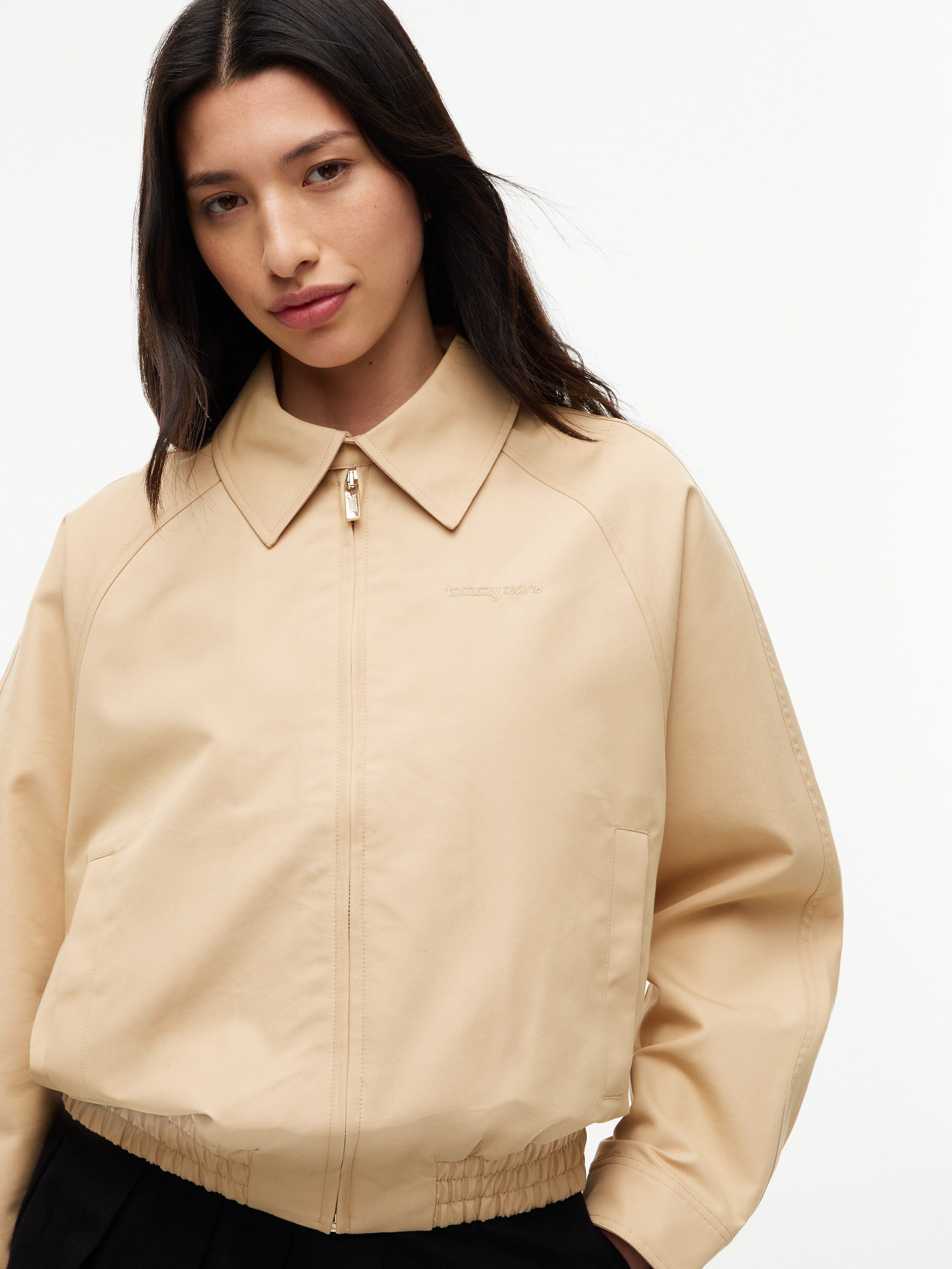 Tommy Jeans Blouson TJW SCRIPT COACH JACKET Baumwollmischung