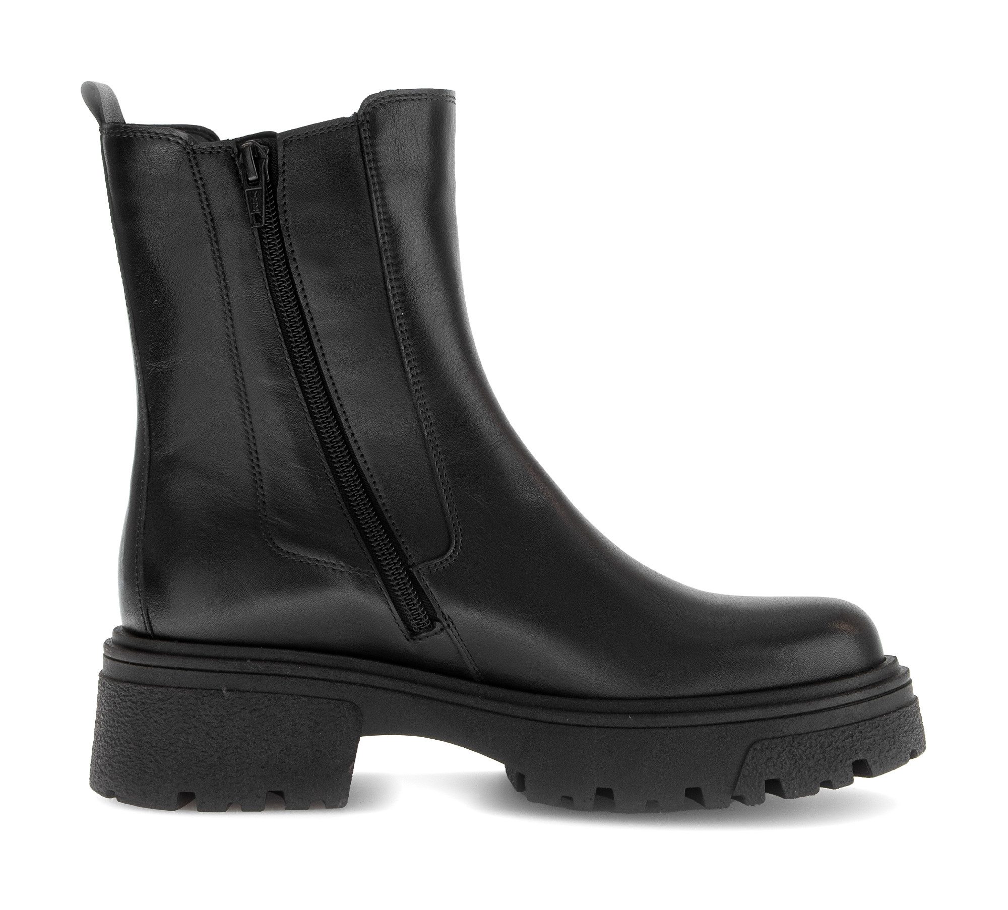 Gabor Chelseaboots, Blockabsatz, Bikerboots in runder Form günstig online kaufen