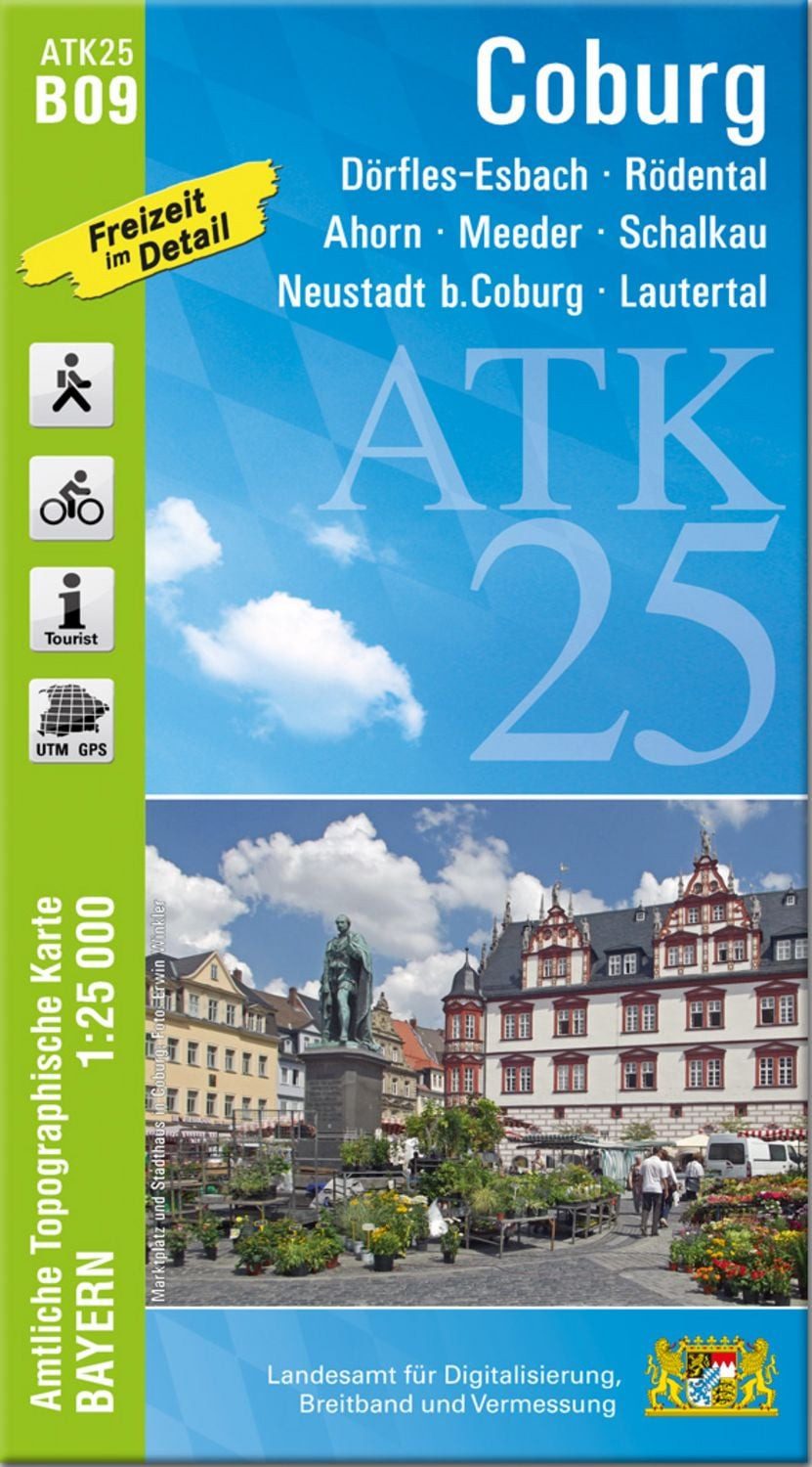 ATK25-B09 Coburg (Amtliche Topographische Karte 1:25000) / diverse