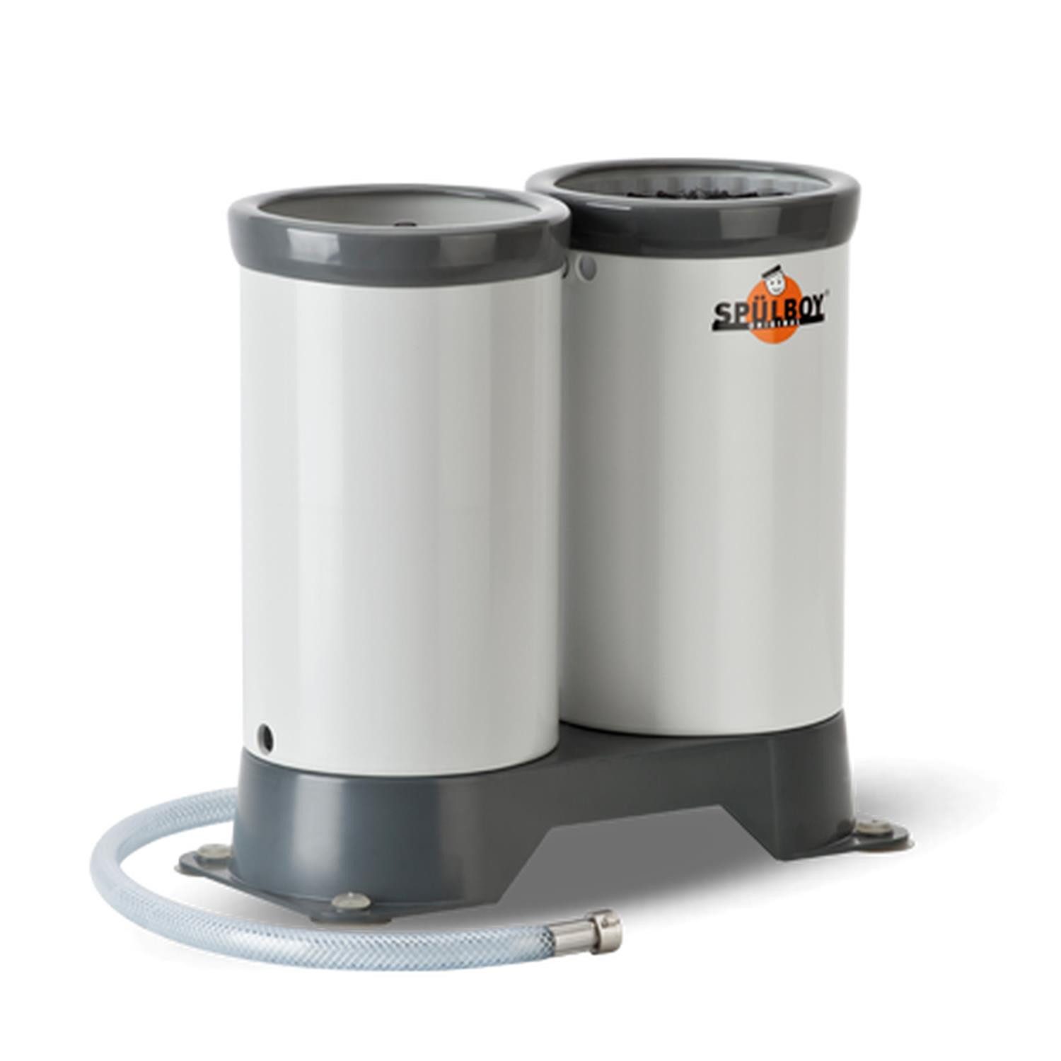 SPÜLBOY® Geschirrspüleinsatz Gläserspülgerät Glasspülautomat Spülboy® Typ 3 Eco 3 klein grau