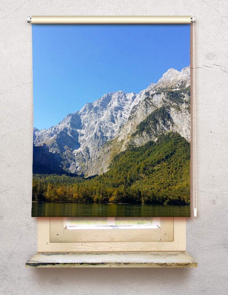 Sichtschutz, gardinen-for-life - schrauben oder - zum Alpensee klemmen Rollo Rollo Rollo