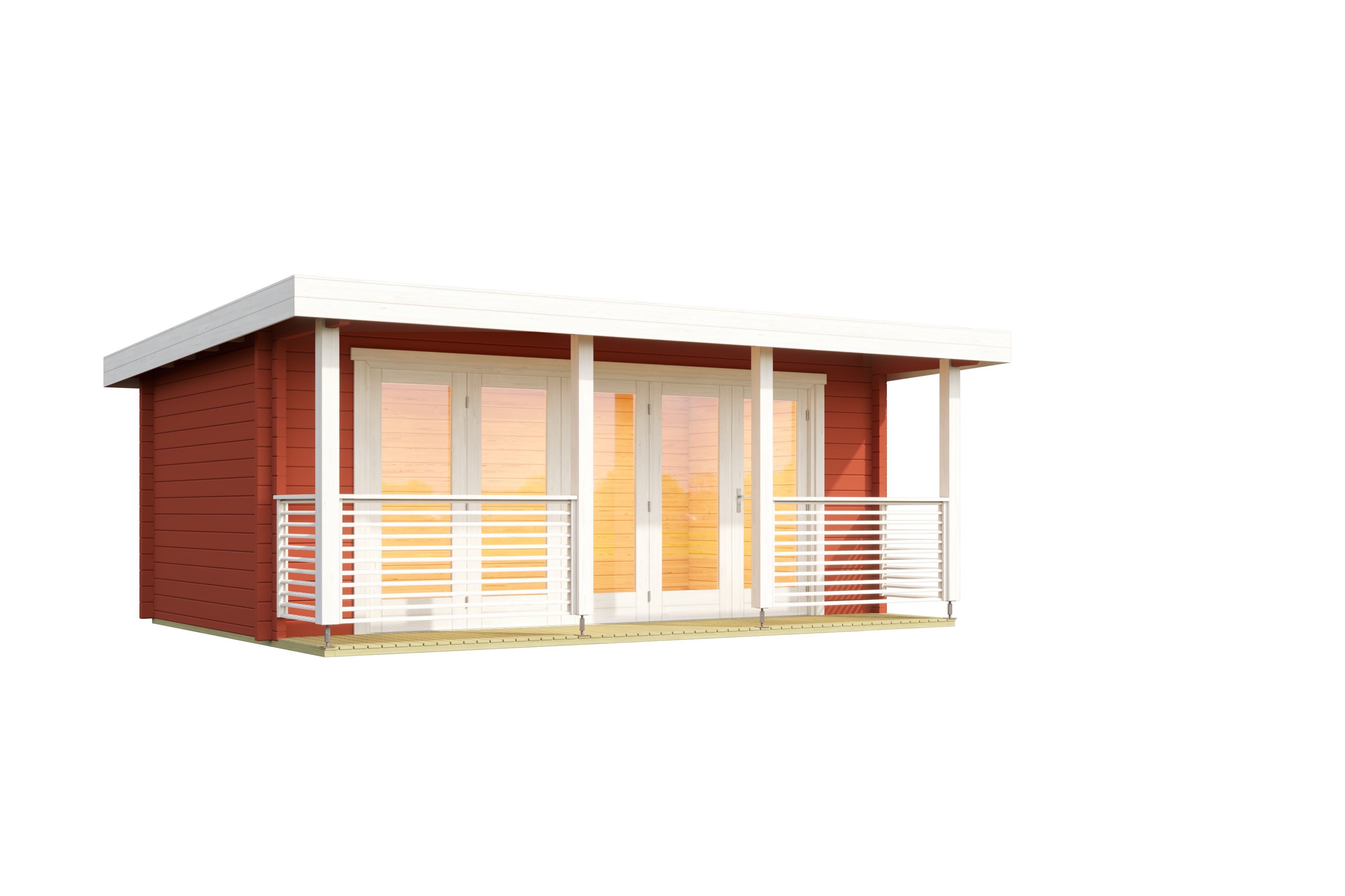 Nordic Holz Gartenhaus LIVERPOOL 1, BxT: 610x460 cm