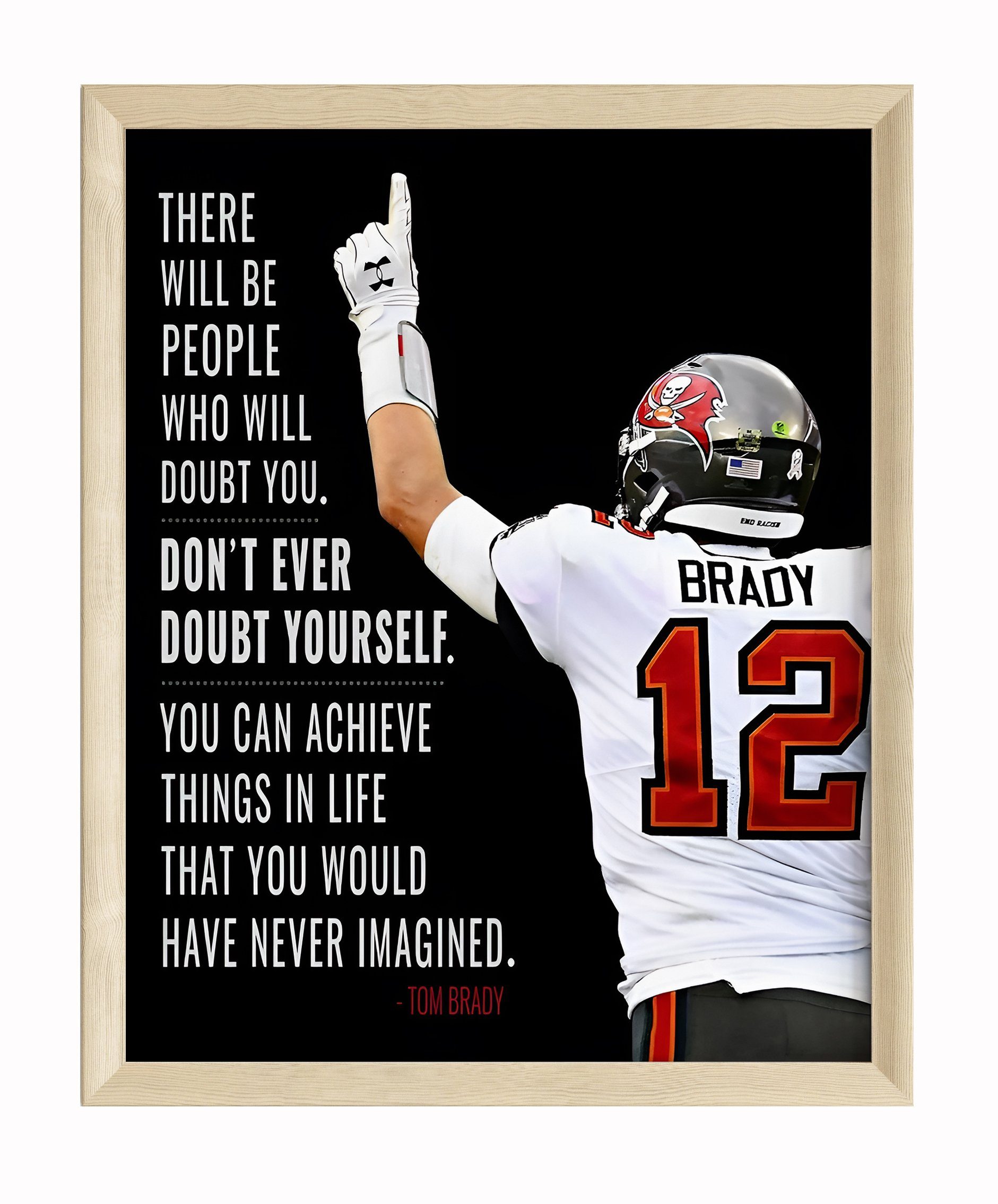 JUSTGOODMOOD Poster ® Tom Brady Poster günstig online kaufen