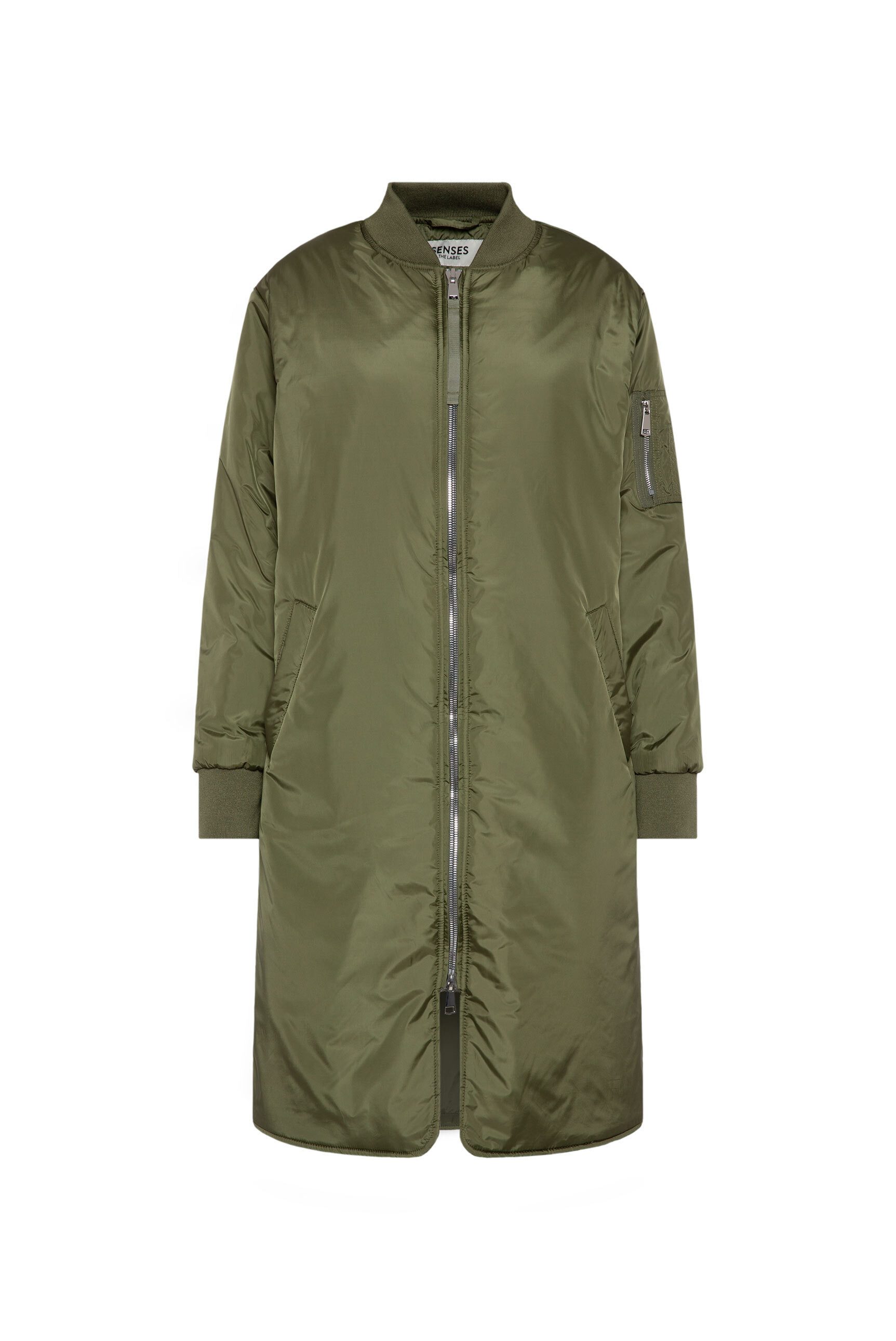 SENSES.THE LABEL Langjacke mit Two-Way-Zipper günstig online kaufen