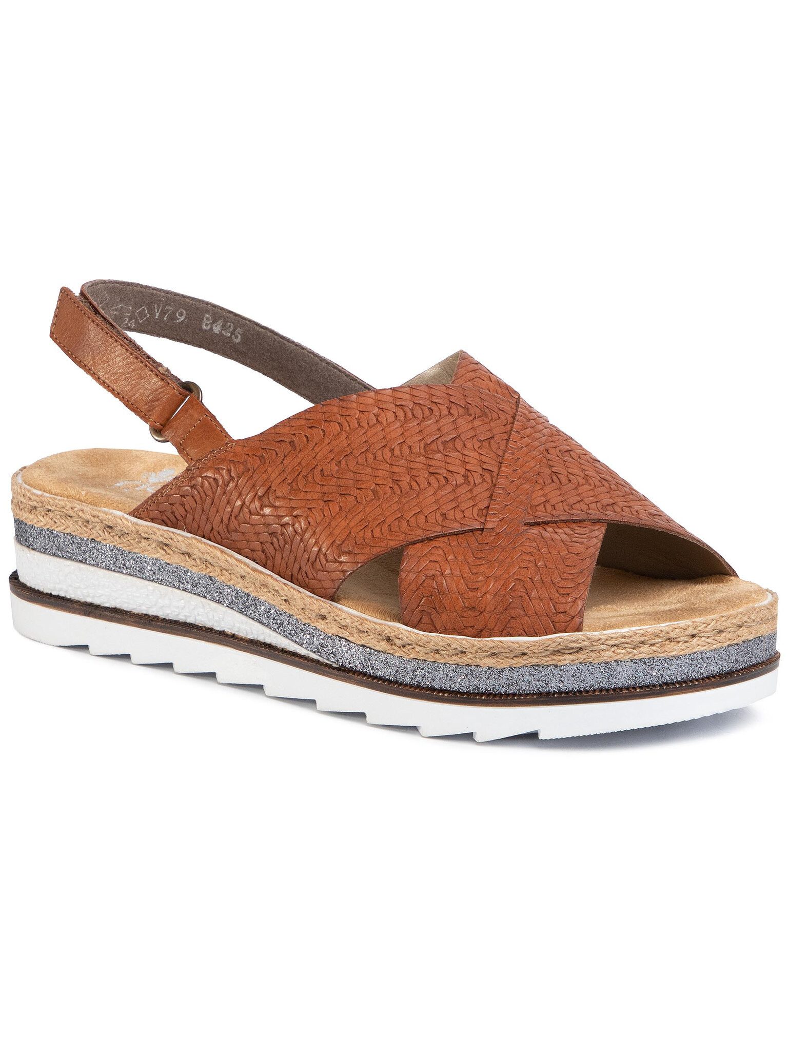 Rieker Espadrilles V79B4-25A Brown Espadrille