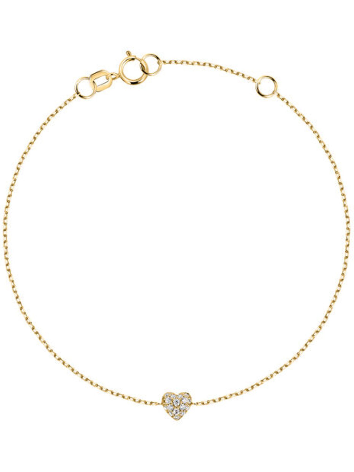 FAVS Silberarmband FAVS Damen-Armband 375er Gelbgold günstig online kaufen