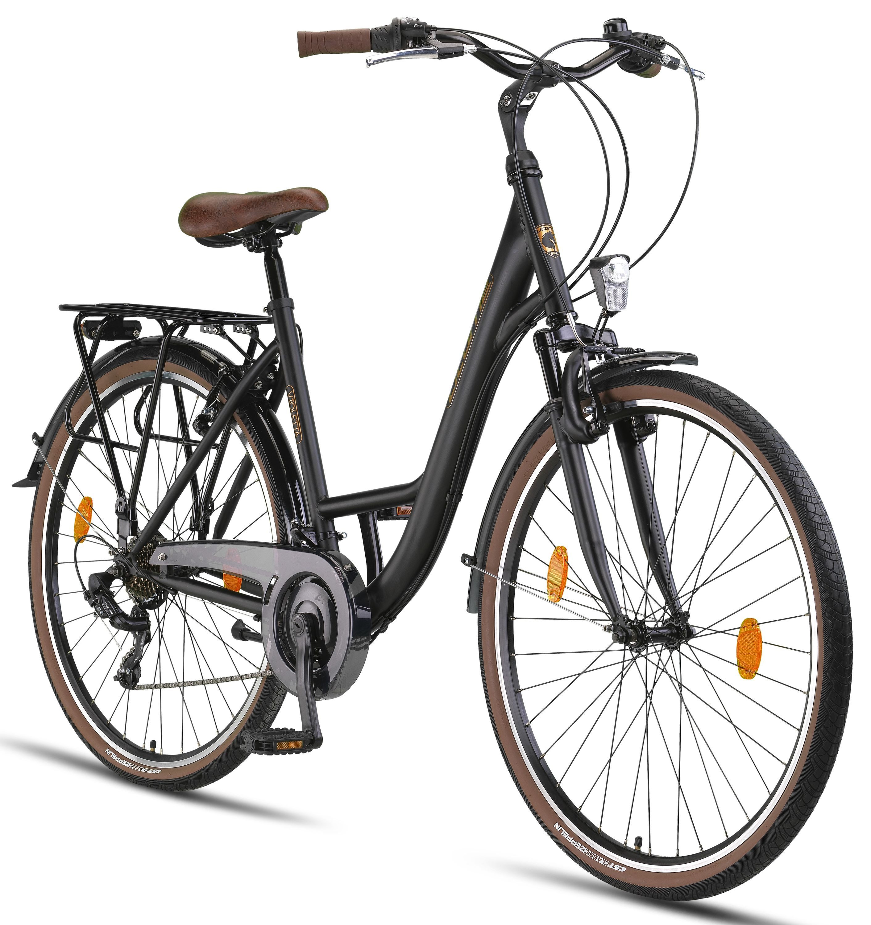 Cityrad Licorne Bike Violetta Premium City Bike in 28 Zoll - Fahrrad