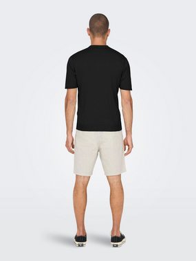 ONLY & SONS Poloshirt Regular Fit Poloshirt Einfarbiges Basic Business Shirt ONSWYLER 7169 in Schwarz