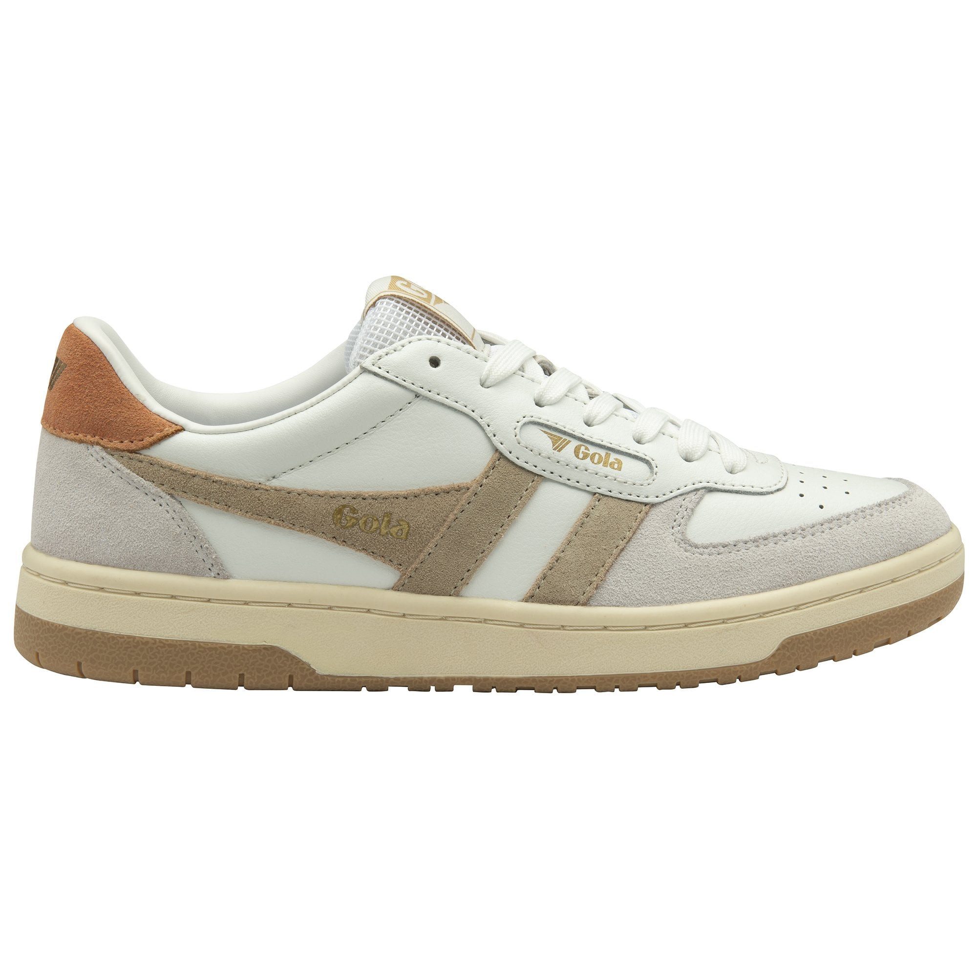 Gola Hawk 2025 weiss/hellbraun/terracottarot Damen Sneaker günstig online kaufen