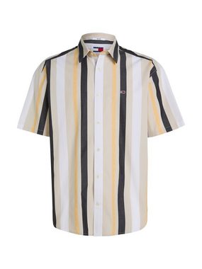 Tommy Jeans Kurzarmhemd TJM RLX STRIPES SHIRT mit mehrfarbigen Streifen