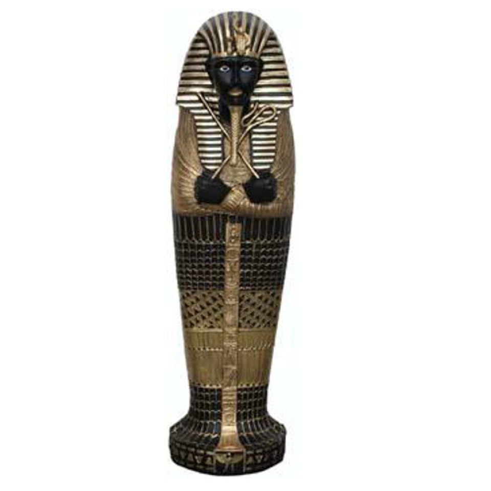 Tutanchamun Statue Sarkophag Deko JVmoebel Ägypten Dekofigur Skulptur Kunststoff
