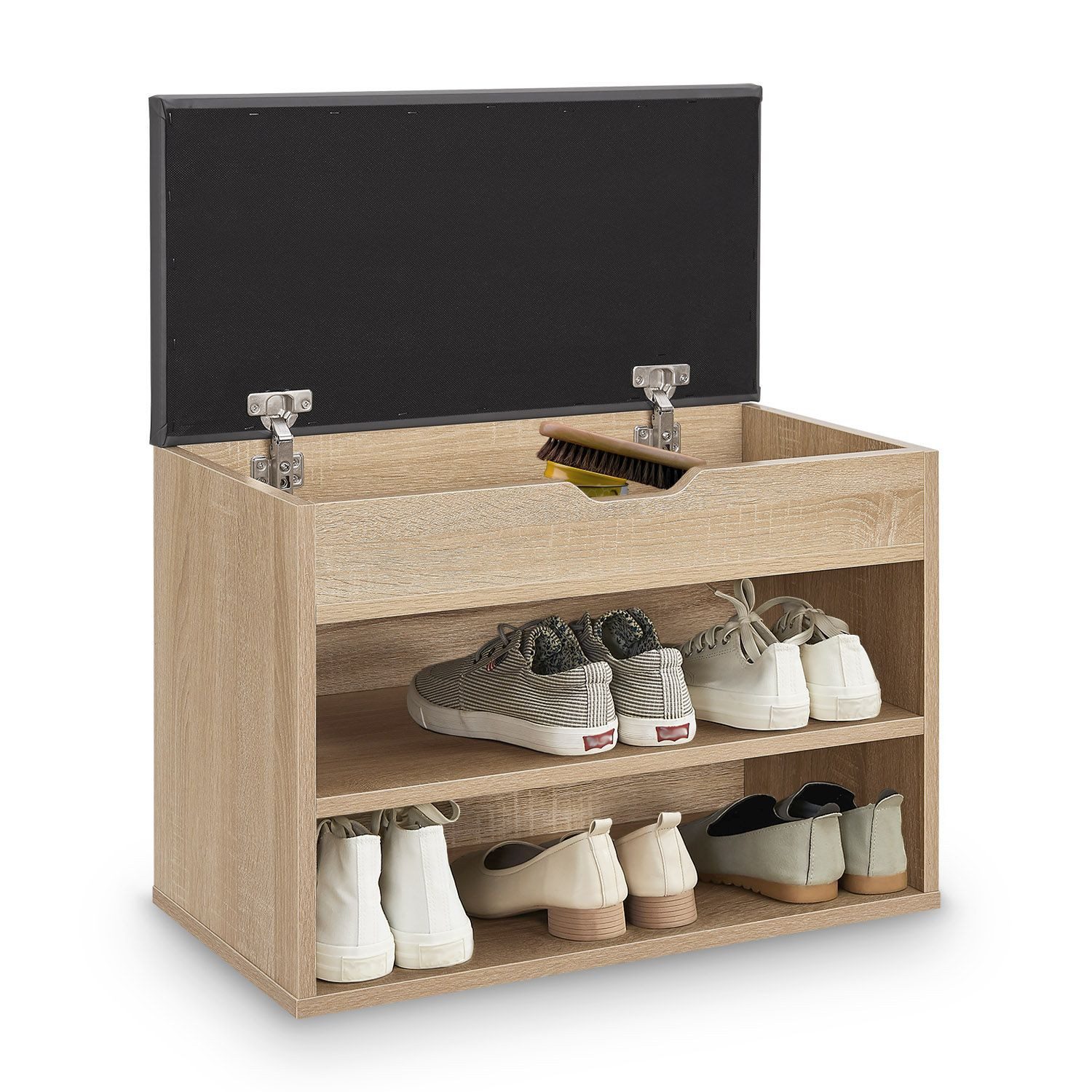 Juskys Schuhregal, mit Klappdeckel, für 6 günstig online kaufen