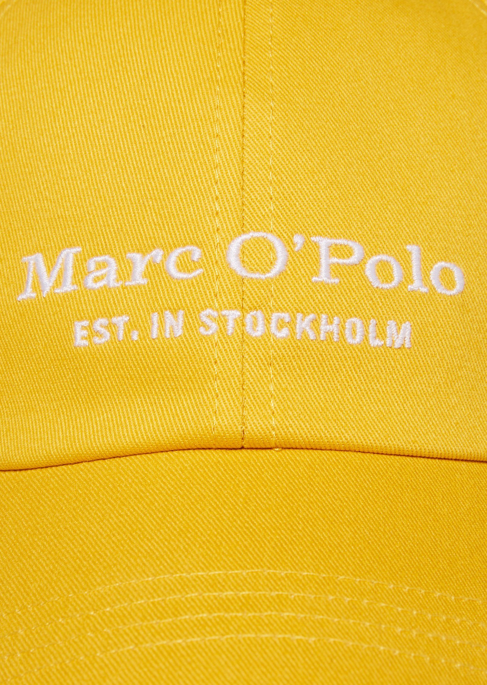 Cap aus Organic gelb Marc reinem O'Polo Baseball Cotton