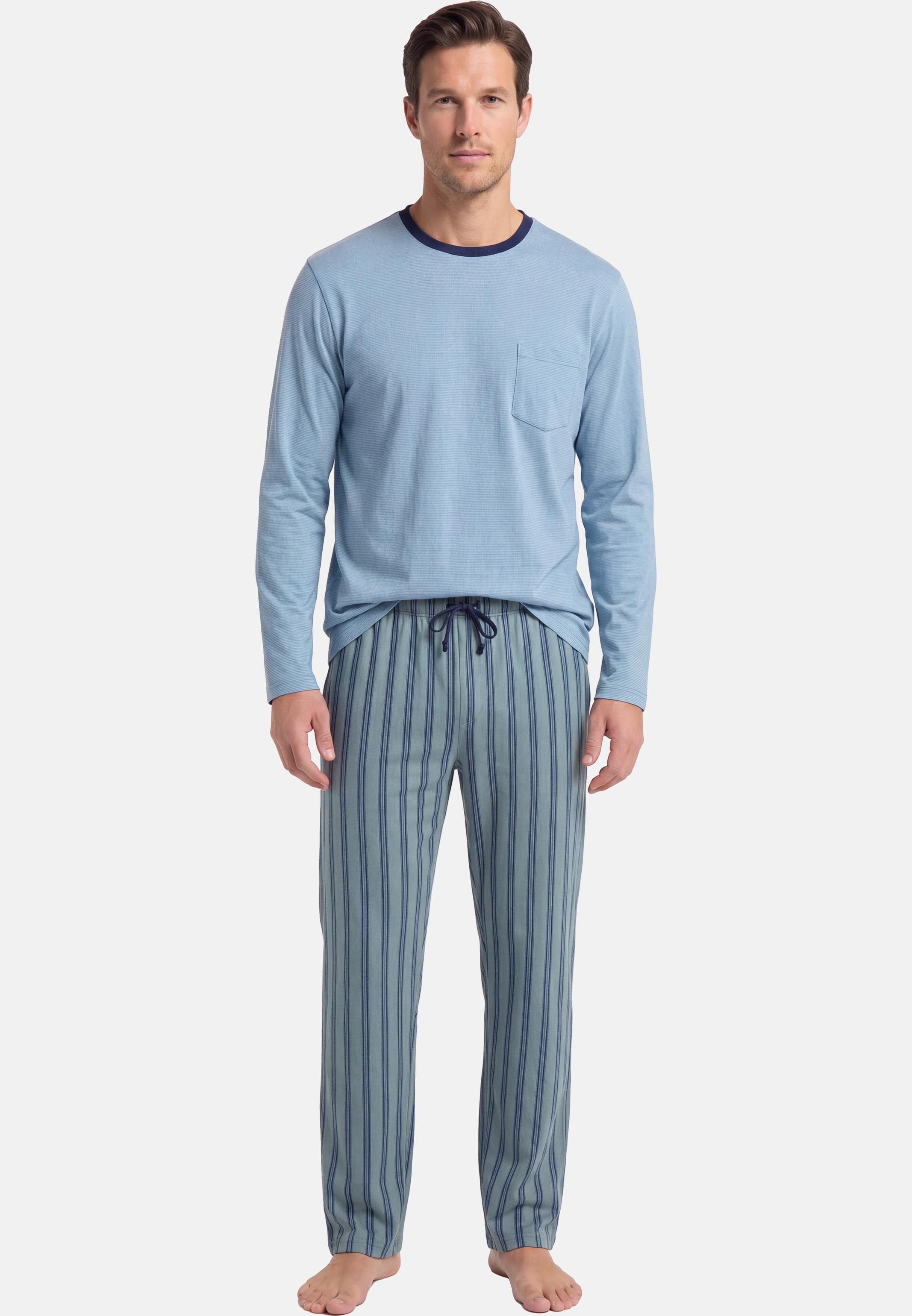 Ammann Pyjama Mix & Match (Set, 2 tlg) Schlafanzug - Baumwolle - Blickdicht