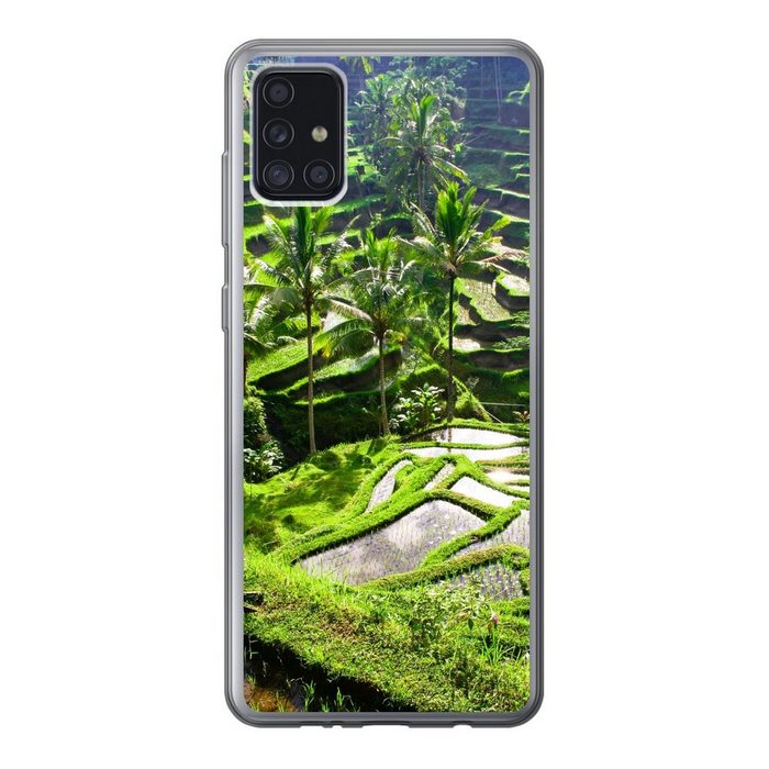 MuchoWow Handyhülle Spektakuläre Reisfelder nördlich von Ubud Handyhülle Samsung Galaxy A52 5G Smartphone-Bumper Print Handy
