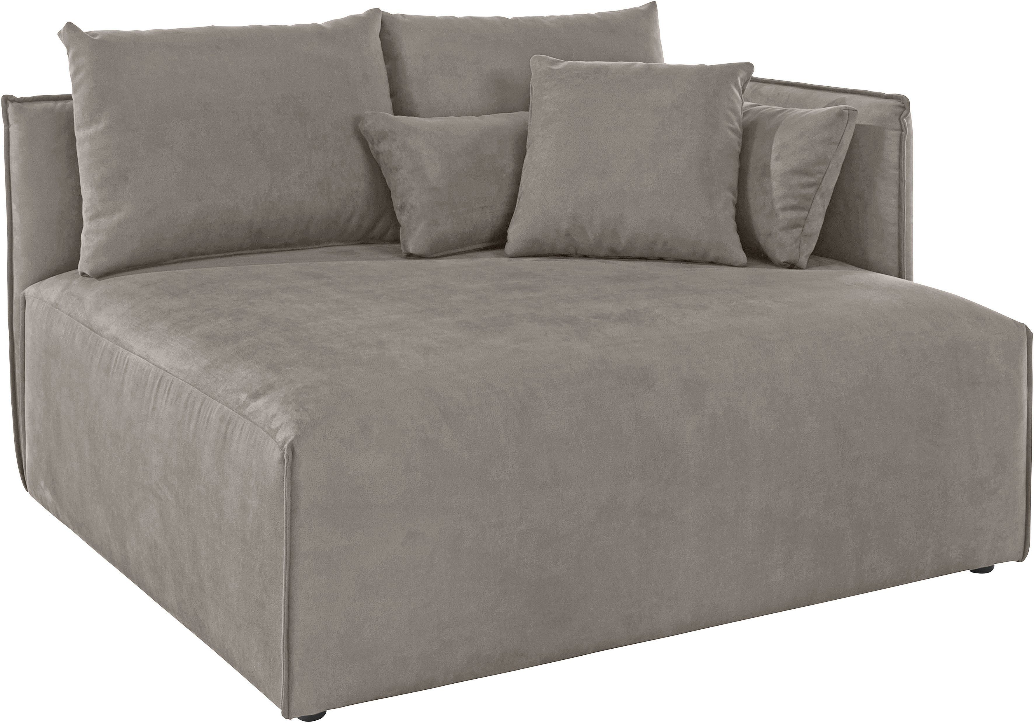 OTTO home Ottomane Nöre, kurzes Lounge-Modul - zum Zusammenstellen, Breite 138 cm, Tiefe 128 cm