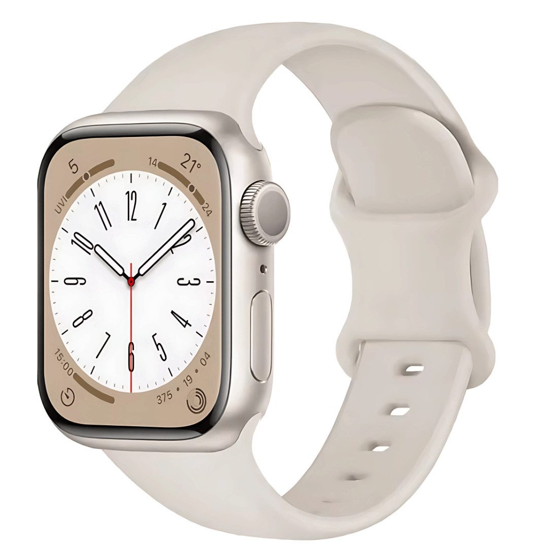 SmartUP Smartwatch-Armband für Apple Watch 11 10 9 8 7 6 5 4 3 SE Ultra Sil günstig online kaufen