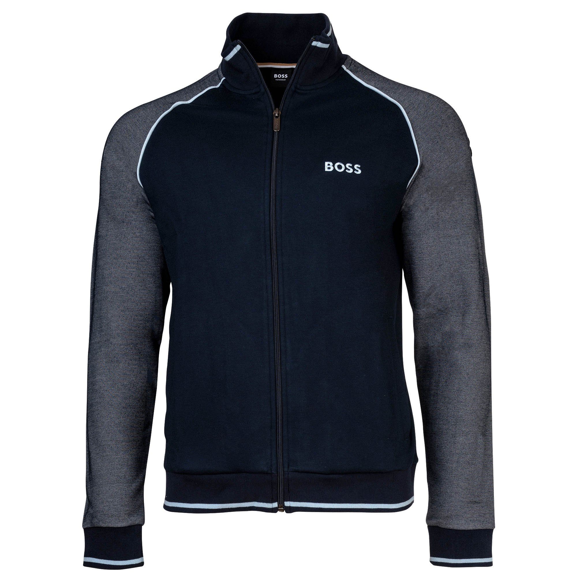 BOSS Sweatshirt Herren Sweatjacke Baumwolle Tracksuit Jacket günstig online kaufen