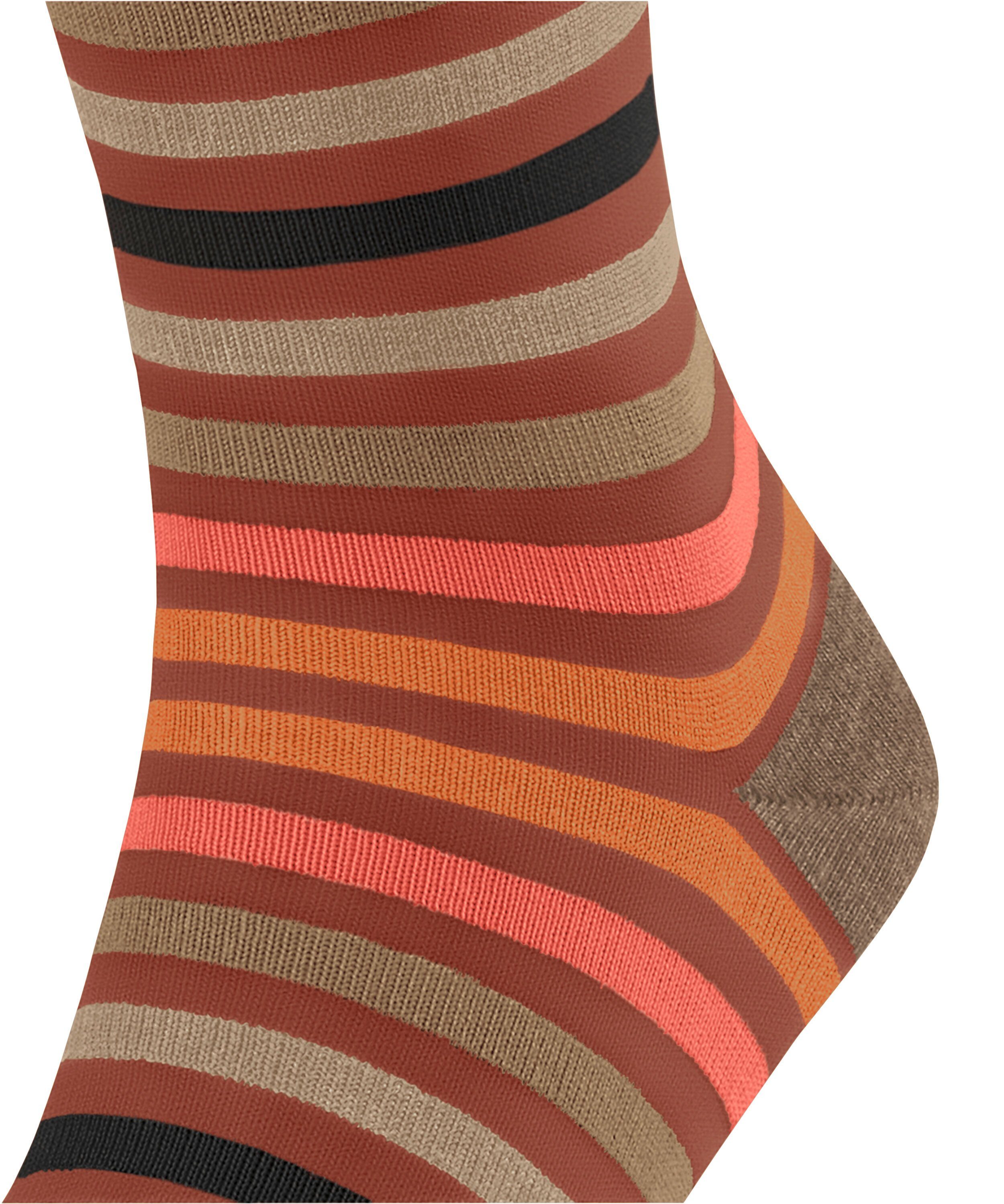 Stripe FALKE royale Tinted port (1-Paar) Socken (8855)