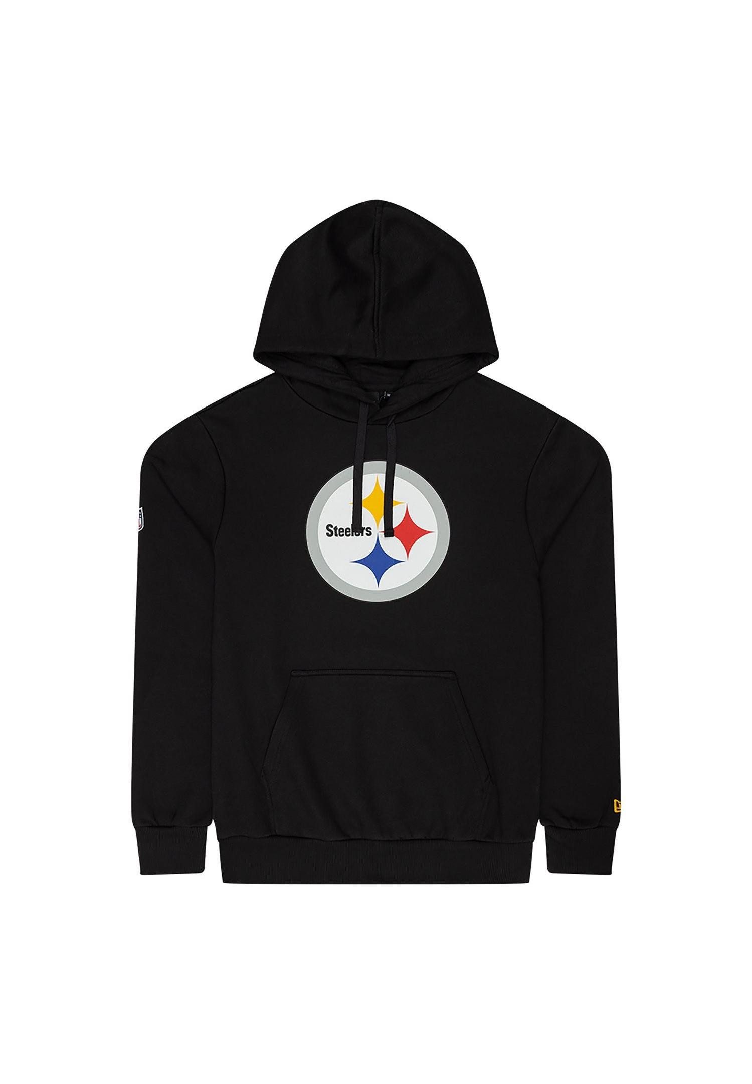 New Era Hoodie Pittsburgh Steelers NFL Team Logo Hoody Schwarz Kapuzenpullover New Er (1-tlg)
