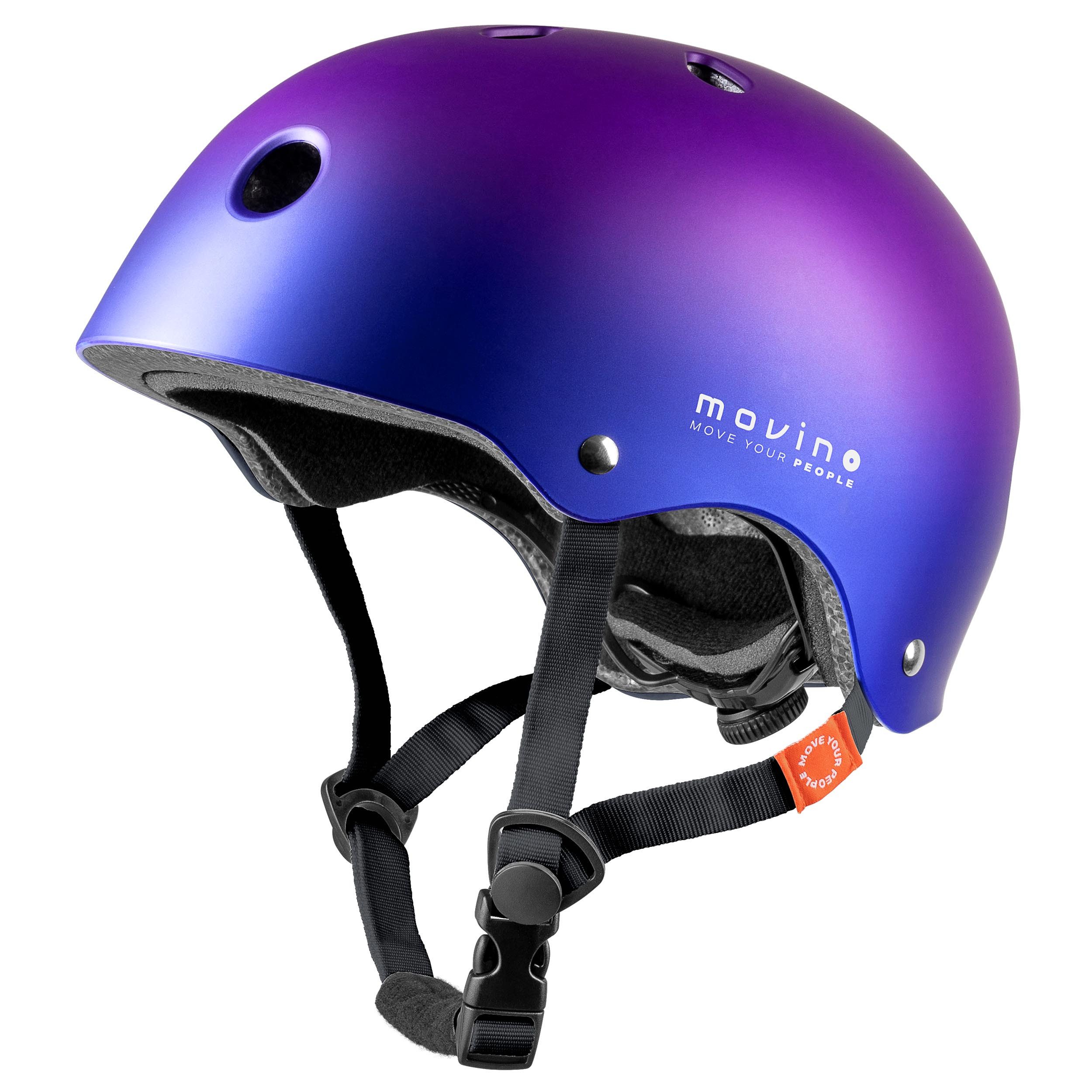 Movino Skatehelm Schutzhelm MOVINO ELEMENT Fahrrad Inliner Scooter Dial-Fit ABS EPS